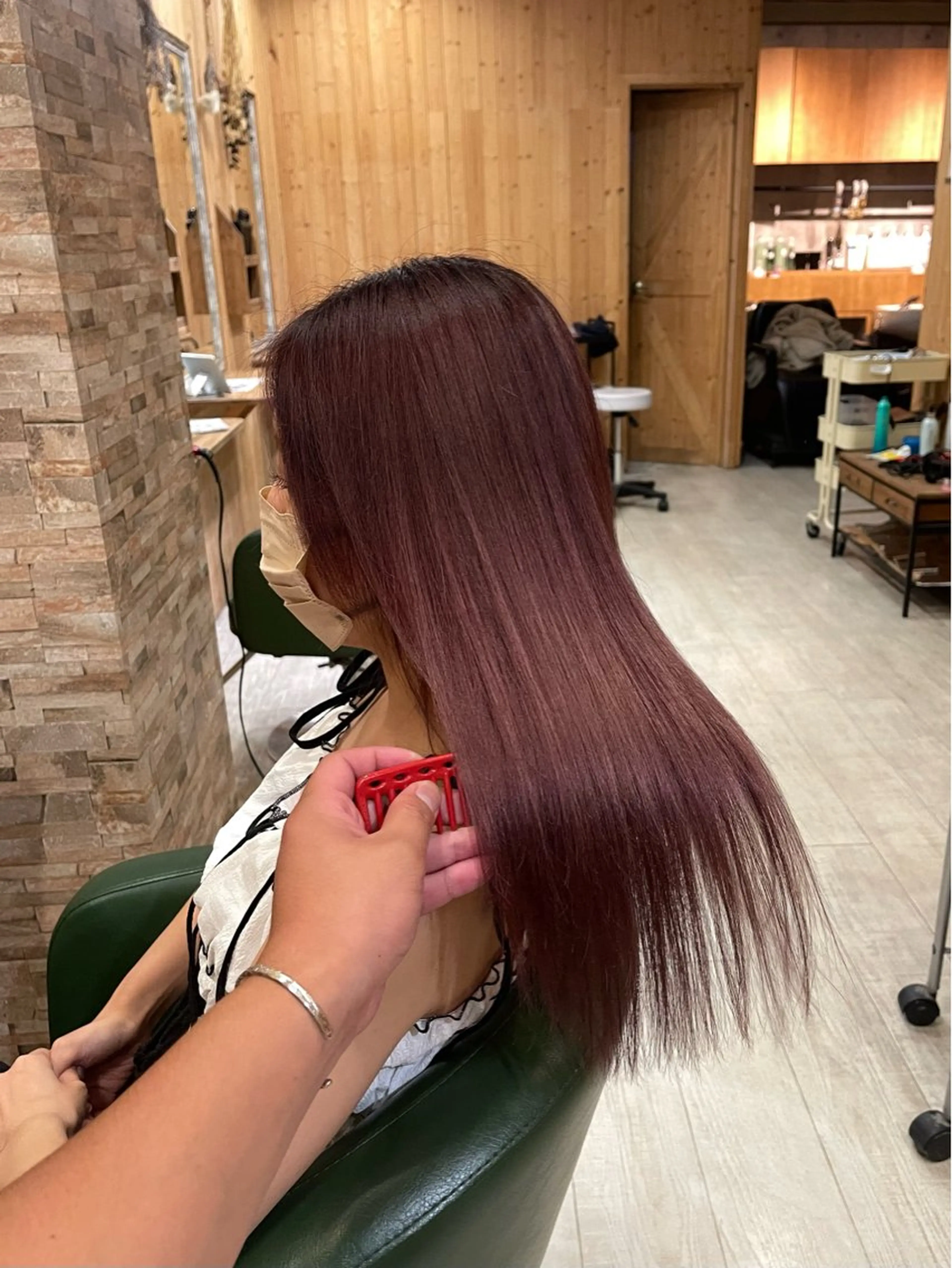 ロング カット ヘアカラー トリートメント 谷山銀二郎/ 副店長のヘアスタイル