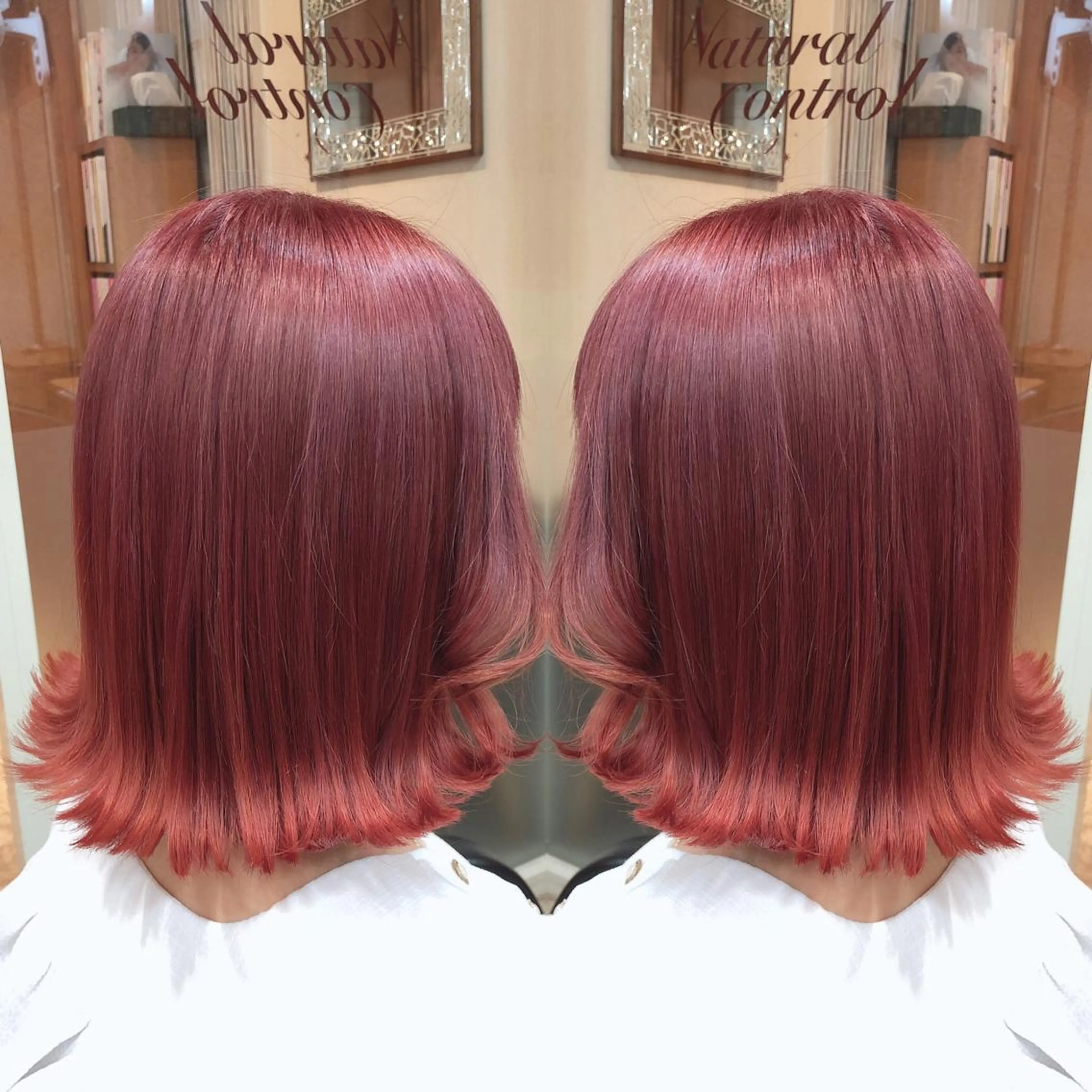 ショート カラー ヘアカラー ヘアセット 韓国ヘア🤍髪質改善 🇰🇷AKANEのヘアスタイル