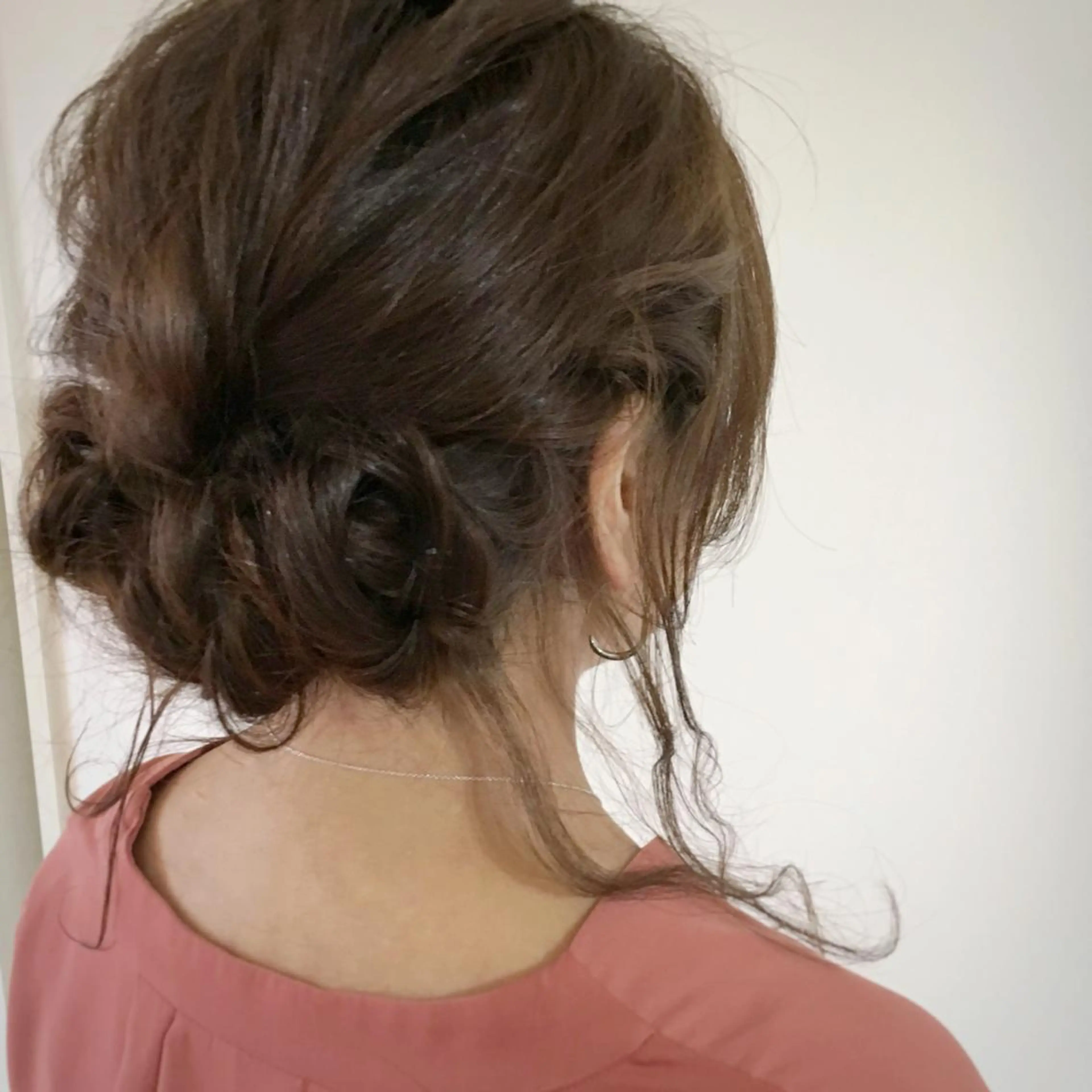 セミロング カラー ヘアアレンジ 結婚式・ブライダル 上川 美幸のヘアスタイル