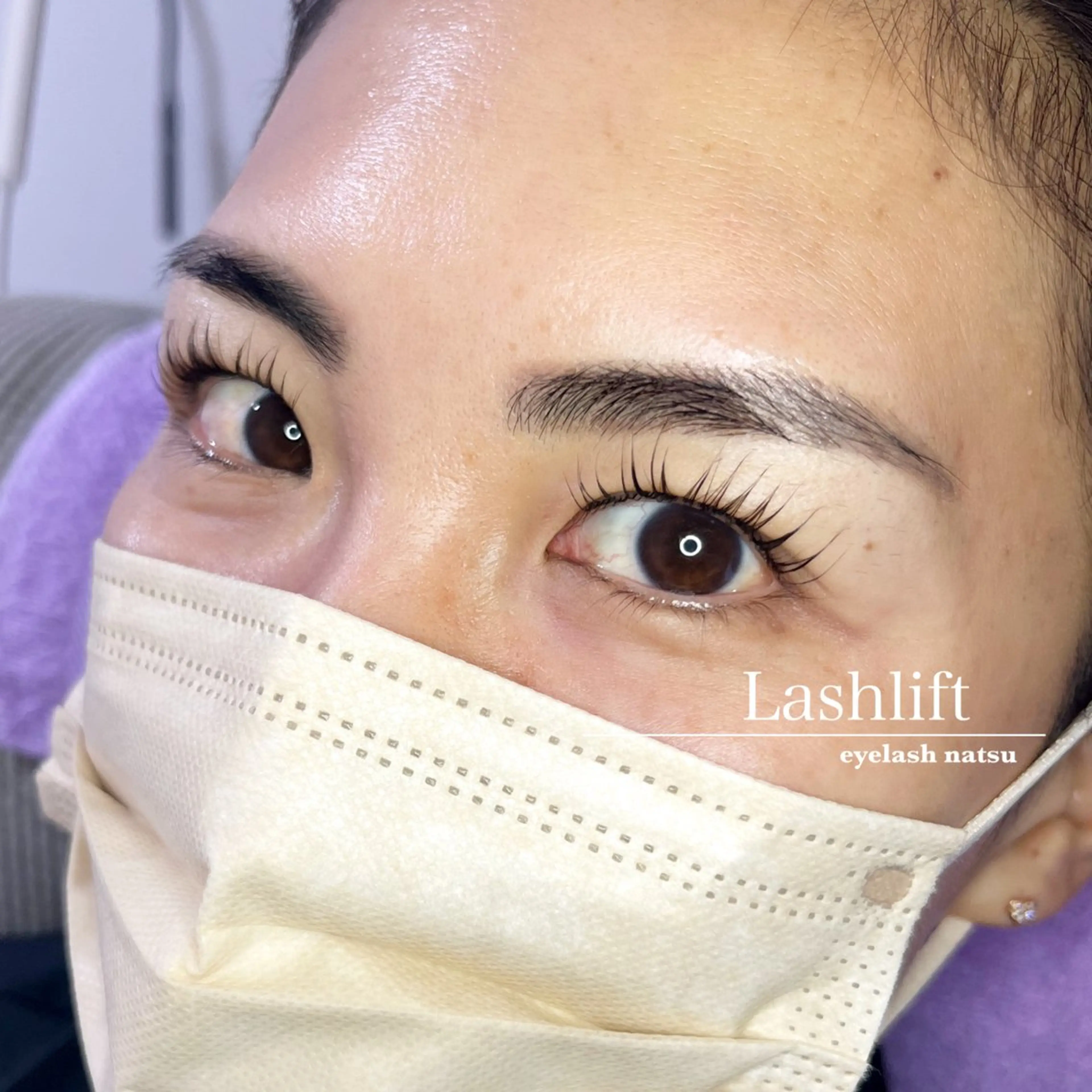 マツエク・マツパ 一重×まつ毛パーマ LEDエクステ🖤 natsu🖤産休のマツエク・マツパデザイン