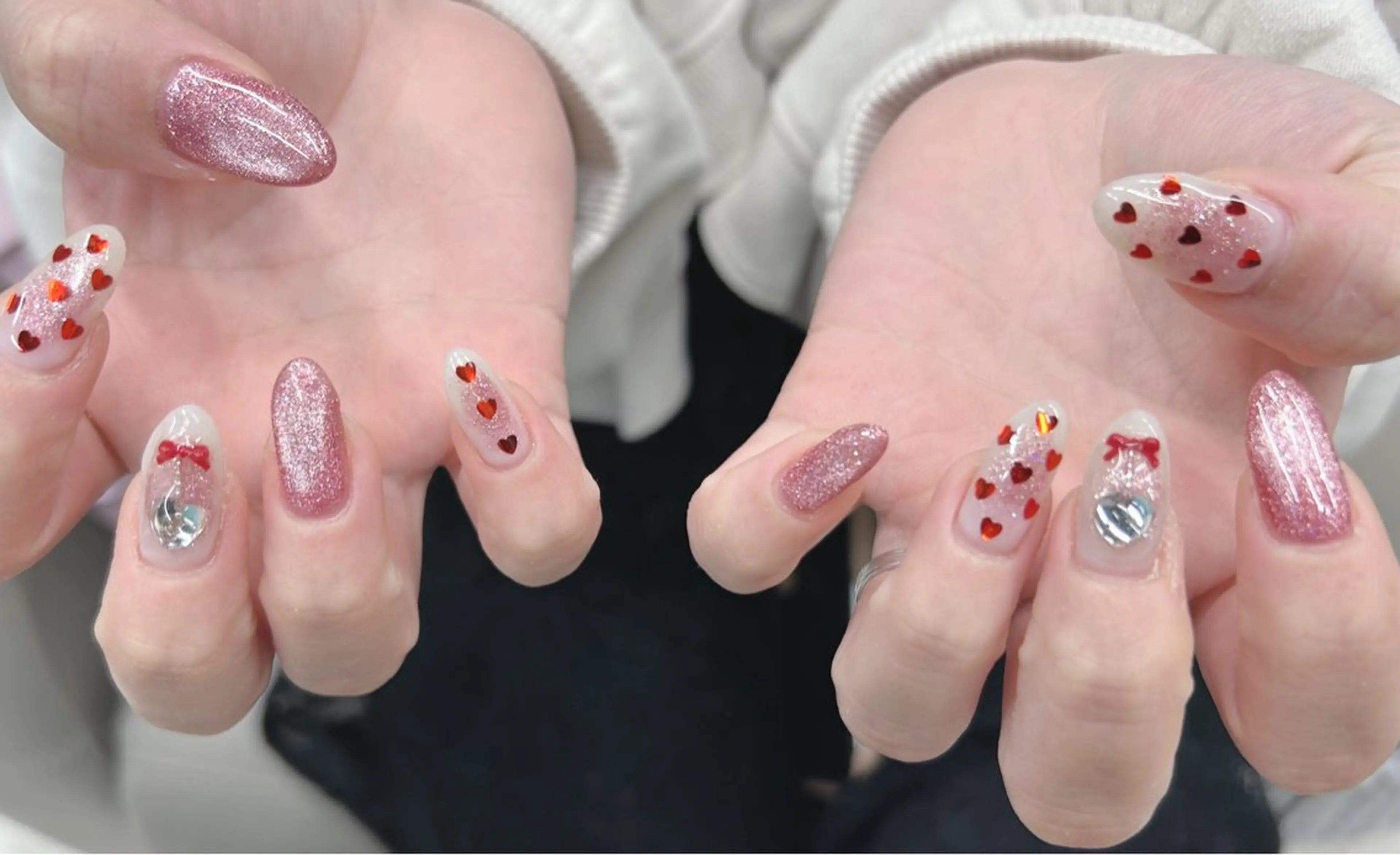 ネイル バレンタイン ハンドネイル Nail Salon agré所属・agré ネイルサロン　アグレのネイルデザイン