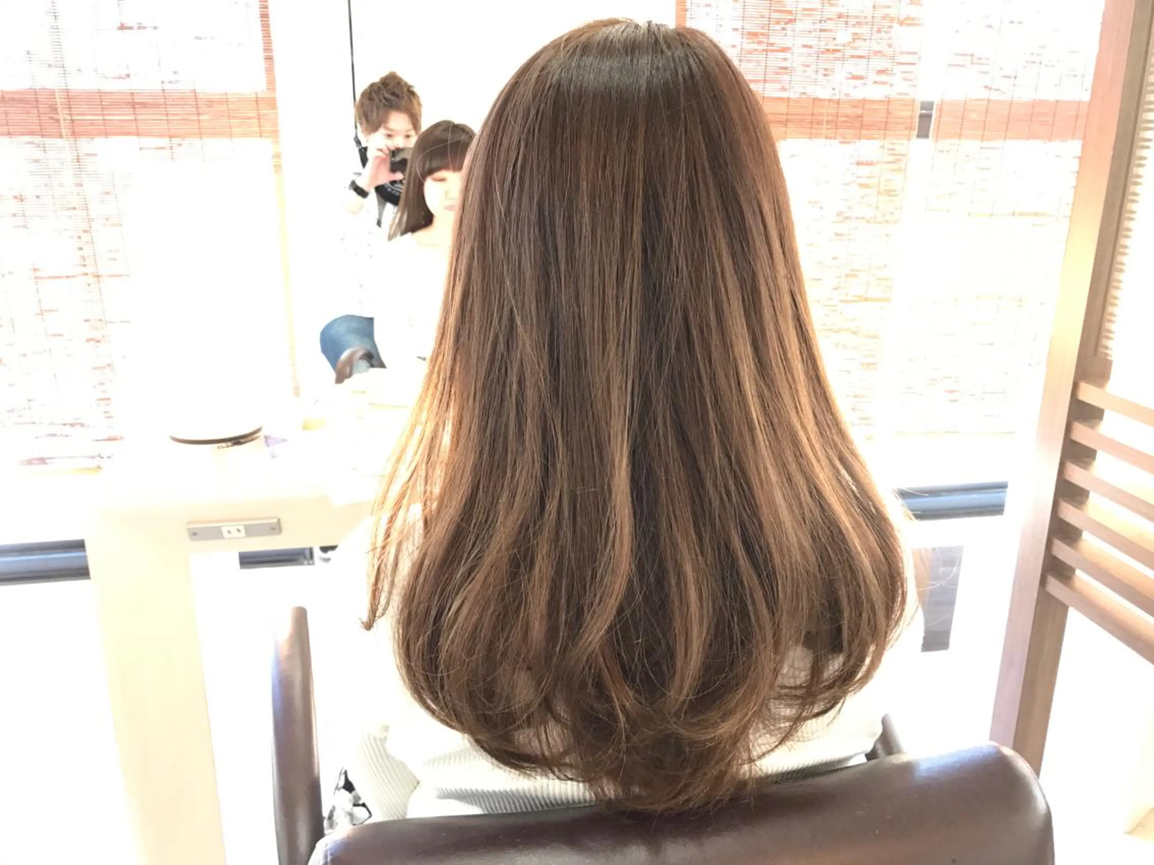 セミロング カラー 似合わせ/代表 髪質改善/山田将大のヘアスタイル