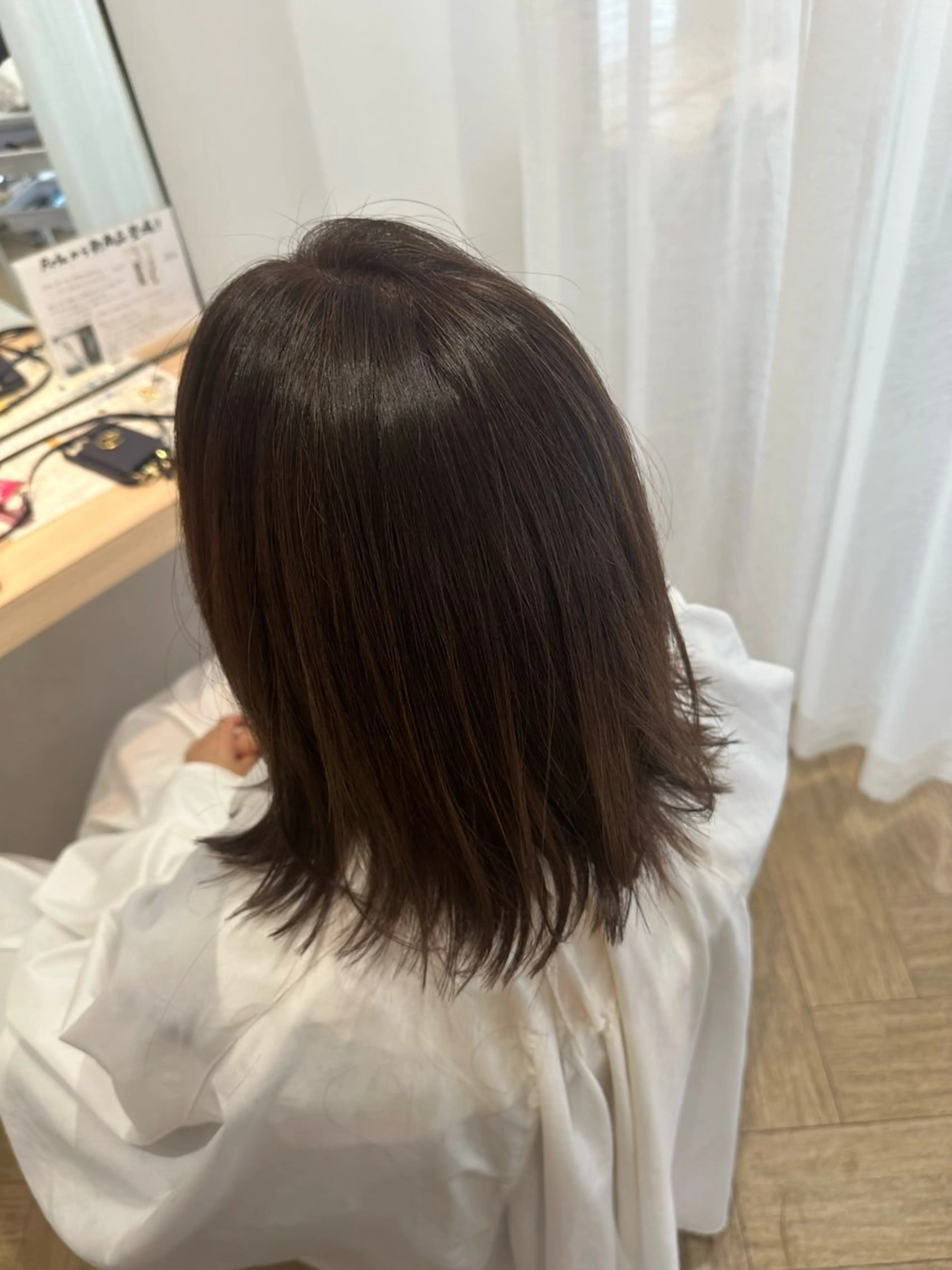ミディアム カラー グレージュ ハイライトカラー ハイライト カット ヘアカラー AVANCE.なかもず店所属・【似合わせ】 藤原 拓徒のヘアスタイル