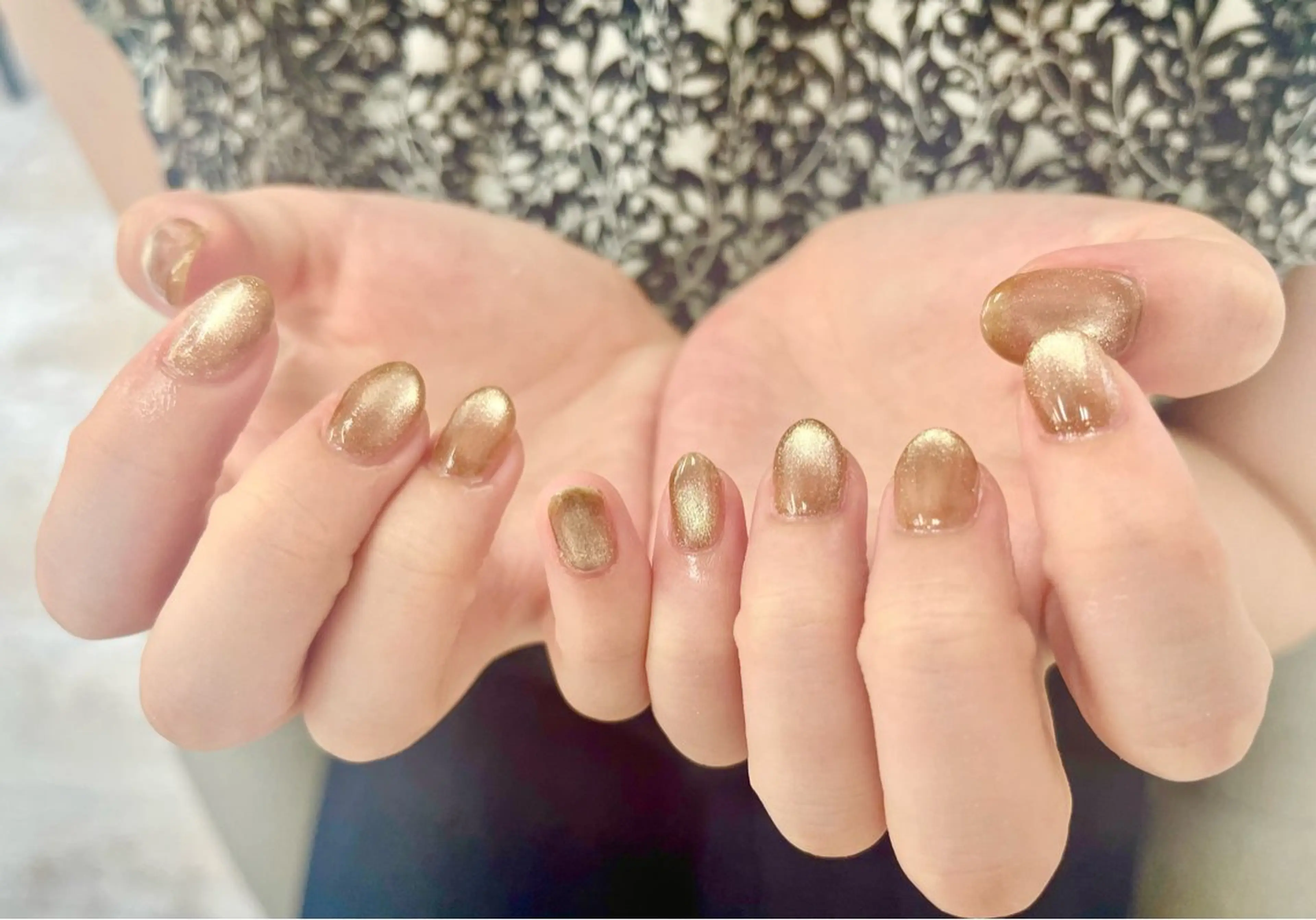 ネイル ゴールド ハンドネイル Bianca赤羽 信末のネイルデザイン