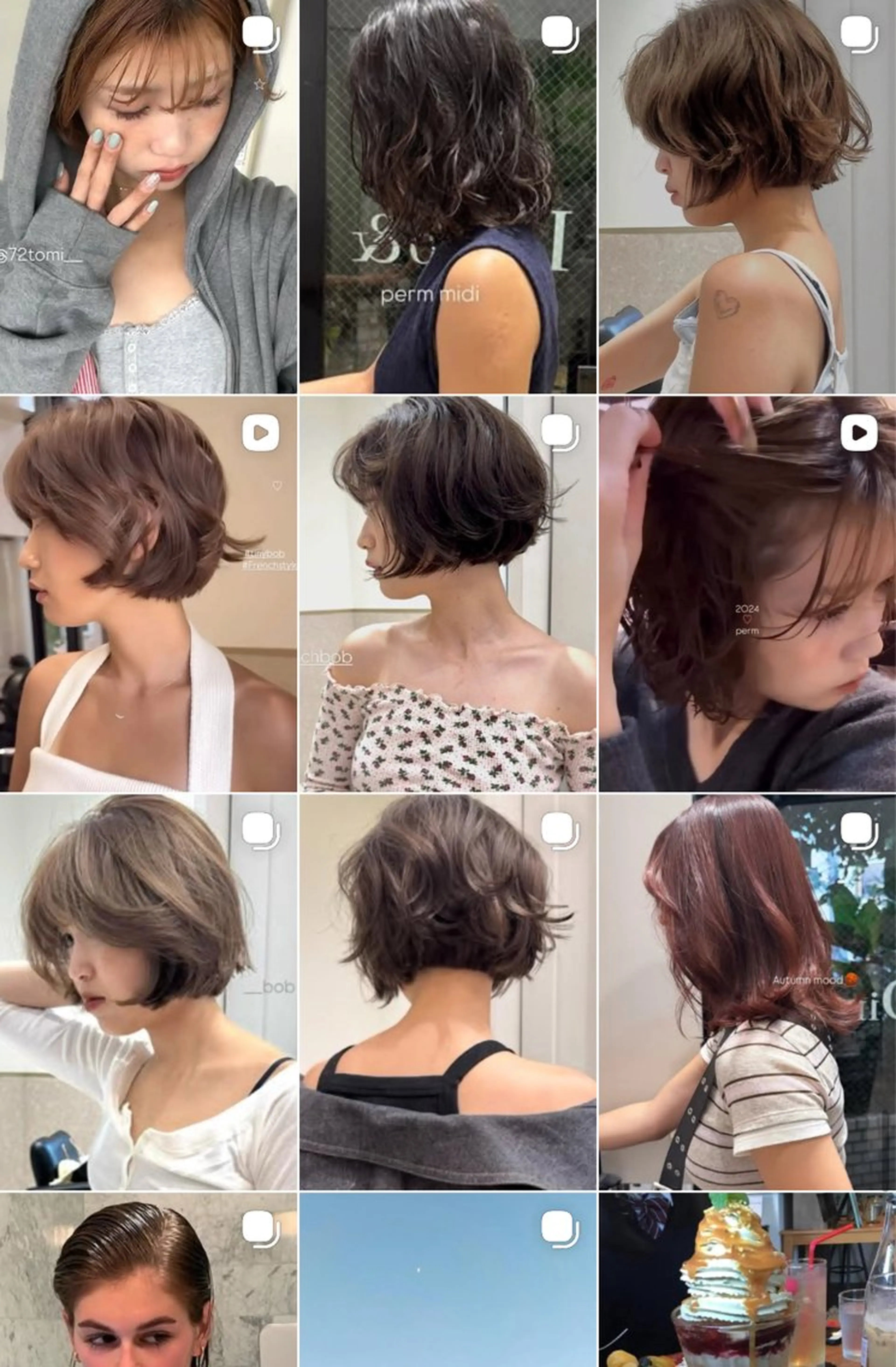 ショート ヘアカラー 捺葵 @72tomi__のヘアスタイル