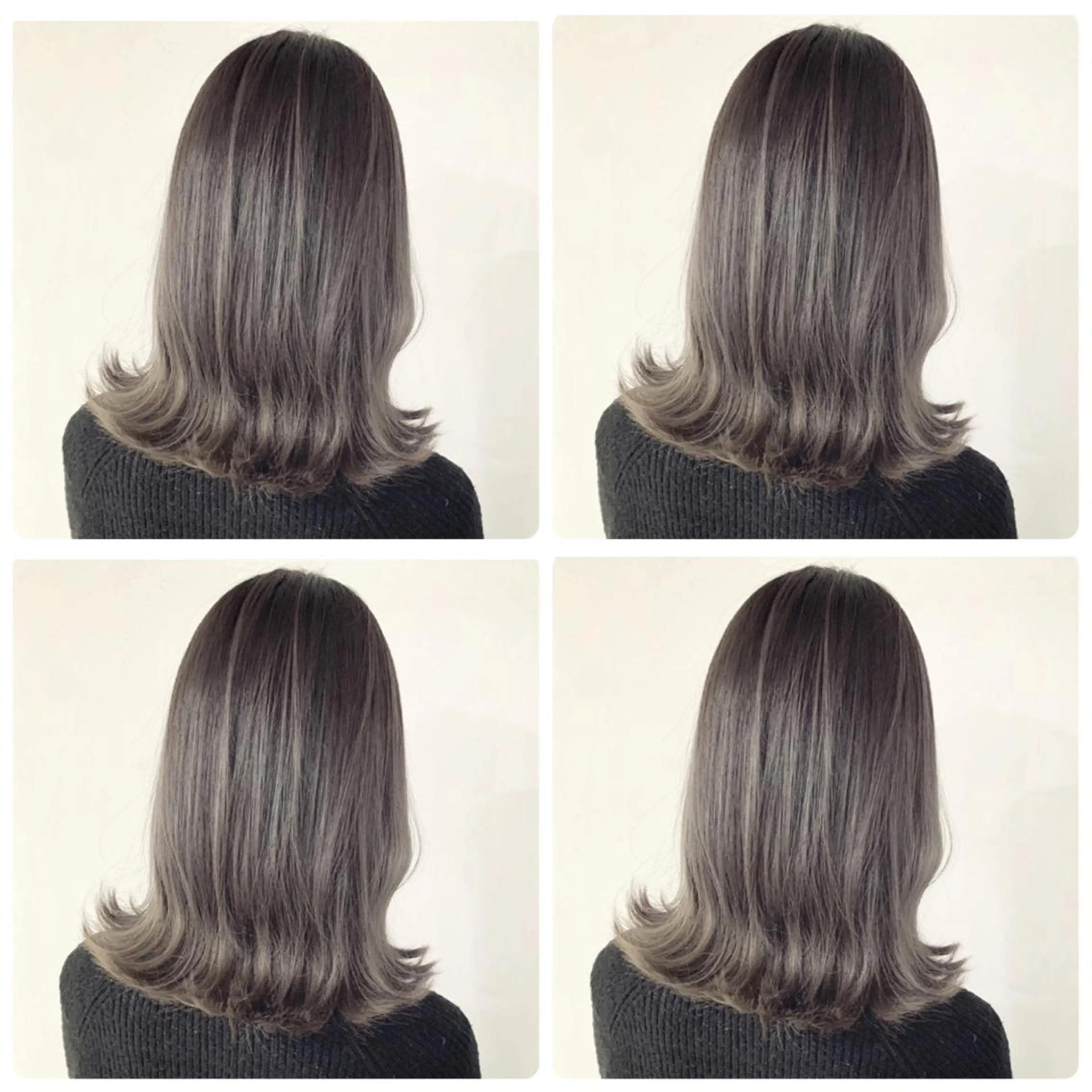 ミディアム カラー カット ヘアカラー トリートメント 京都大人女性ショート 徒歩1分/秋山のヘアスタイル