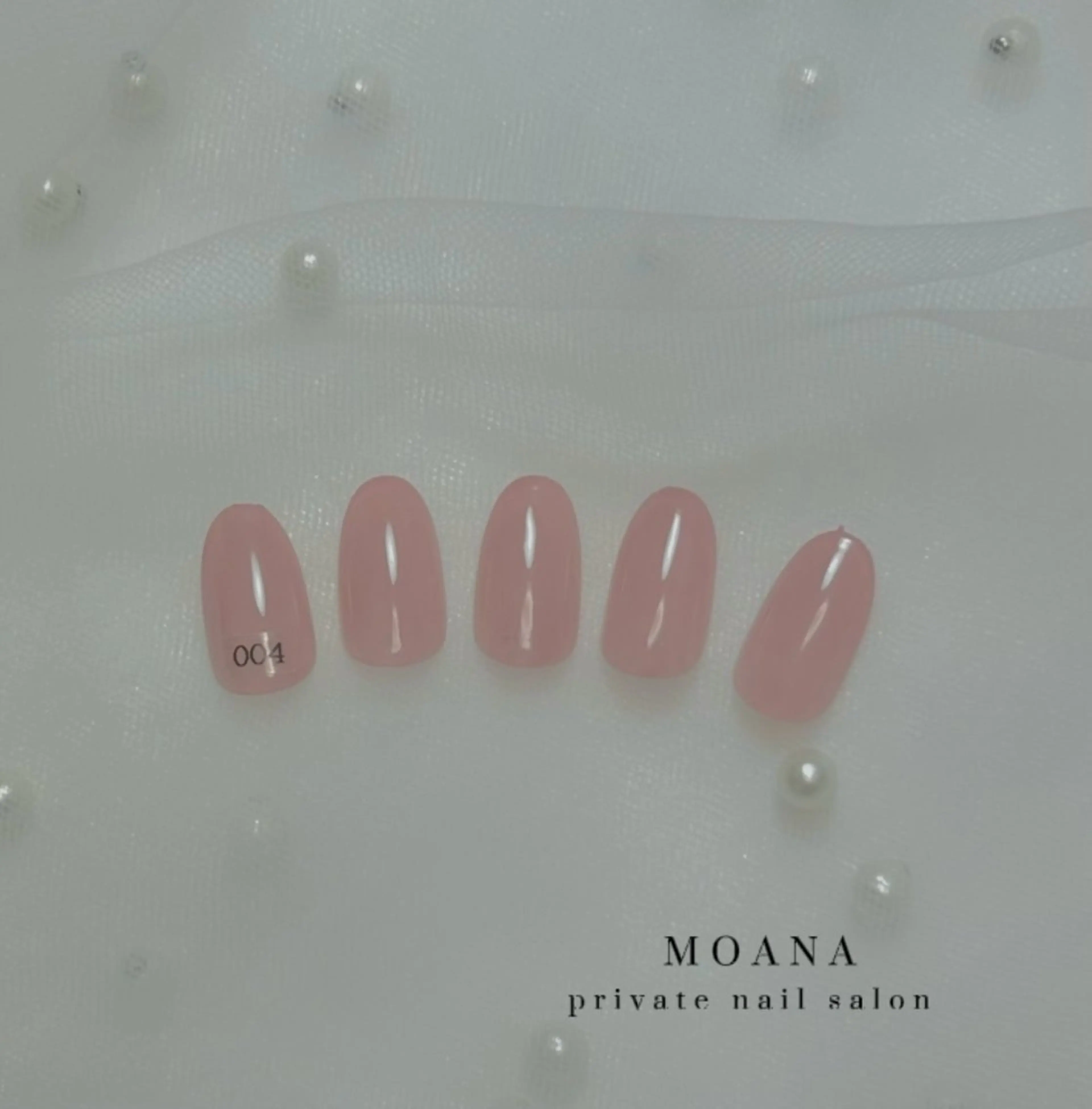 ネイル オフィスネイル ワンカラーネイル MOANA NAILのネイルデザイン