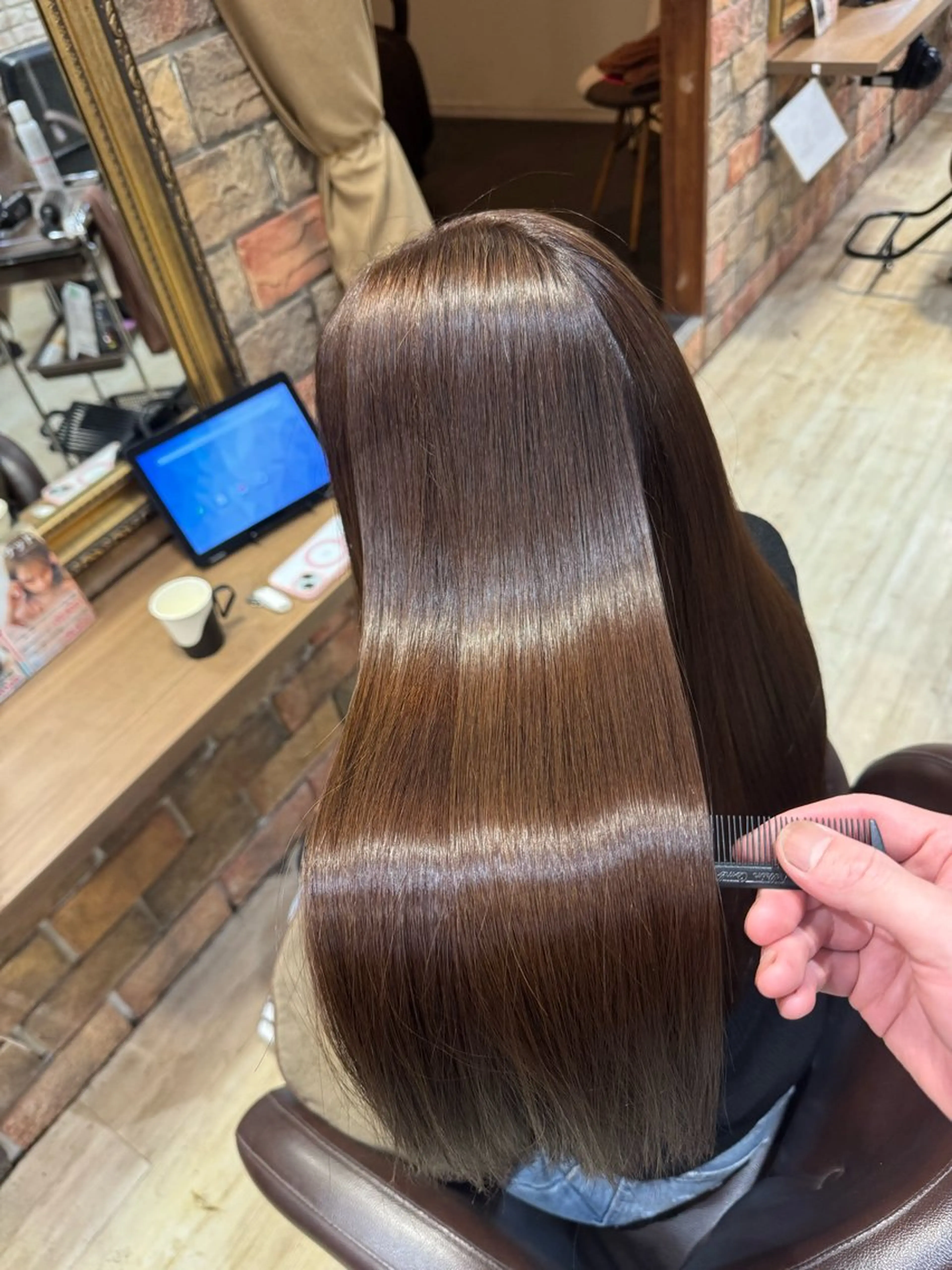 ロング カット ヘアカラー 古川 流久のヘアスタイル