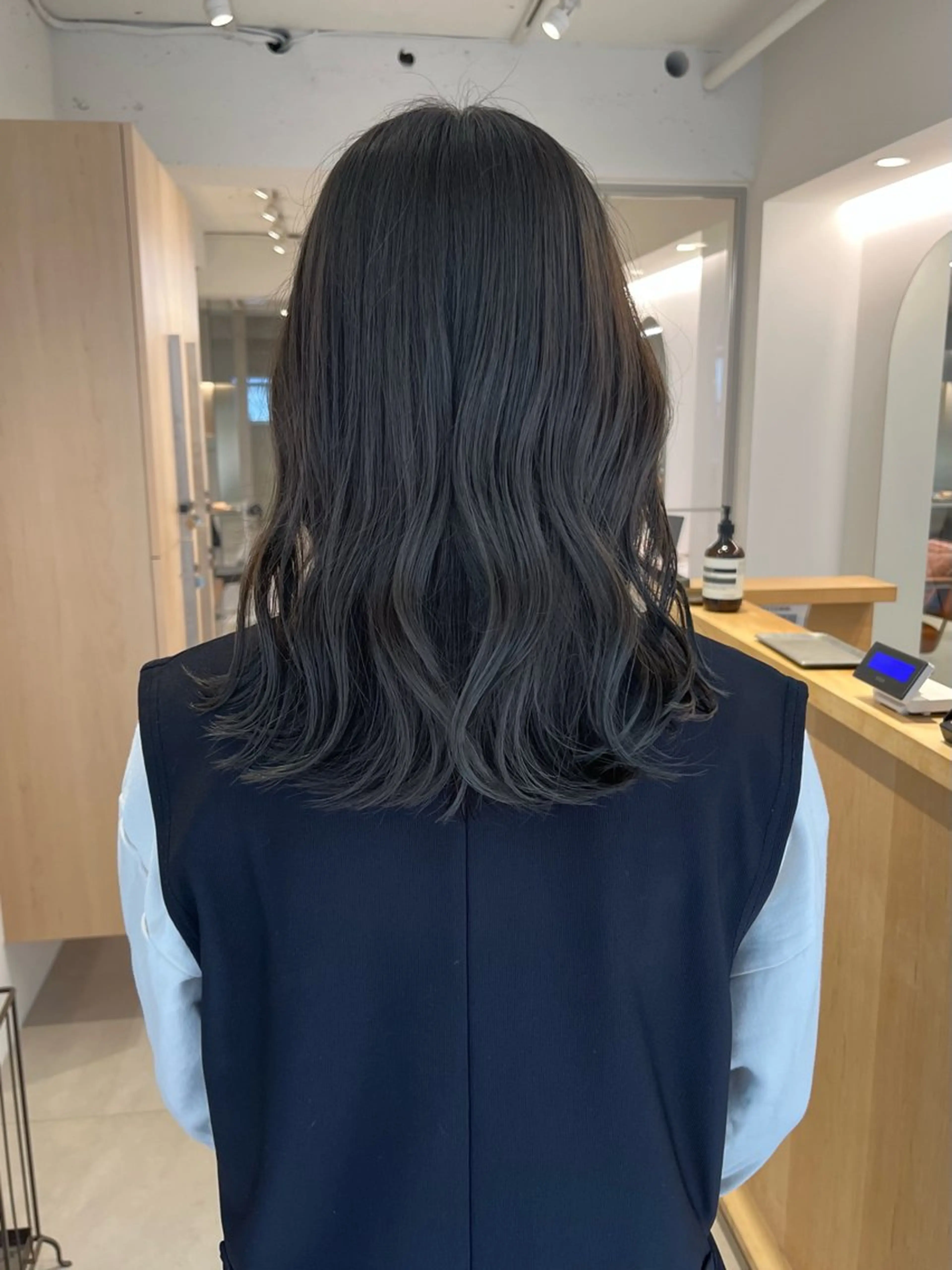 ミディアム カラー ブラウンカラー 透明感カラー ダークブラウン お洒落パーマ/ボブ ❄️Tomoka❄️のヘアスタイル