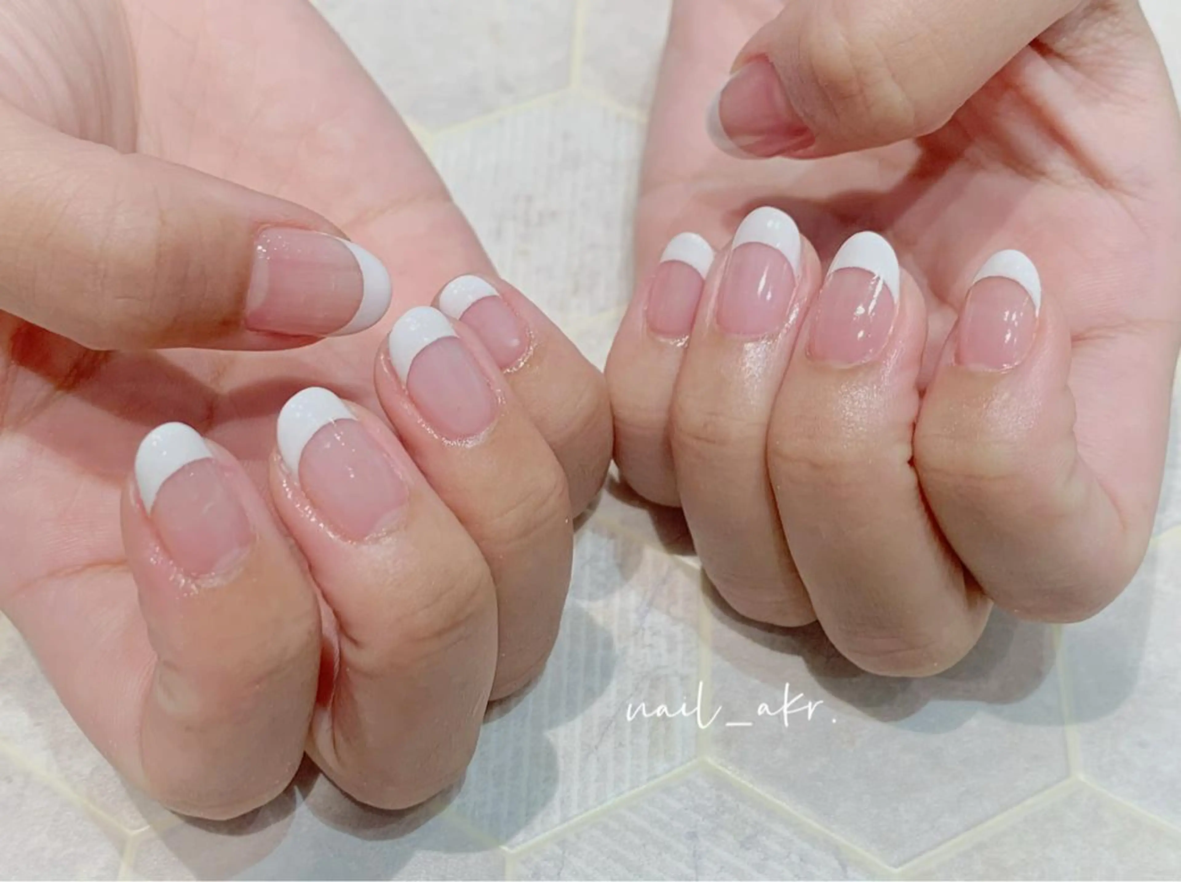 ネイル フレンチネイル ハンドネイル nailAVANCE akariのネイルデザイン