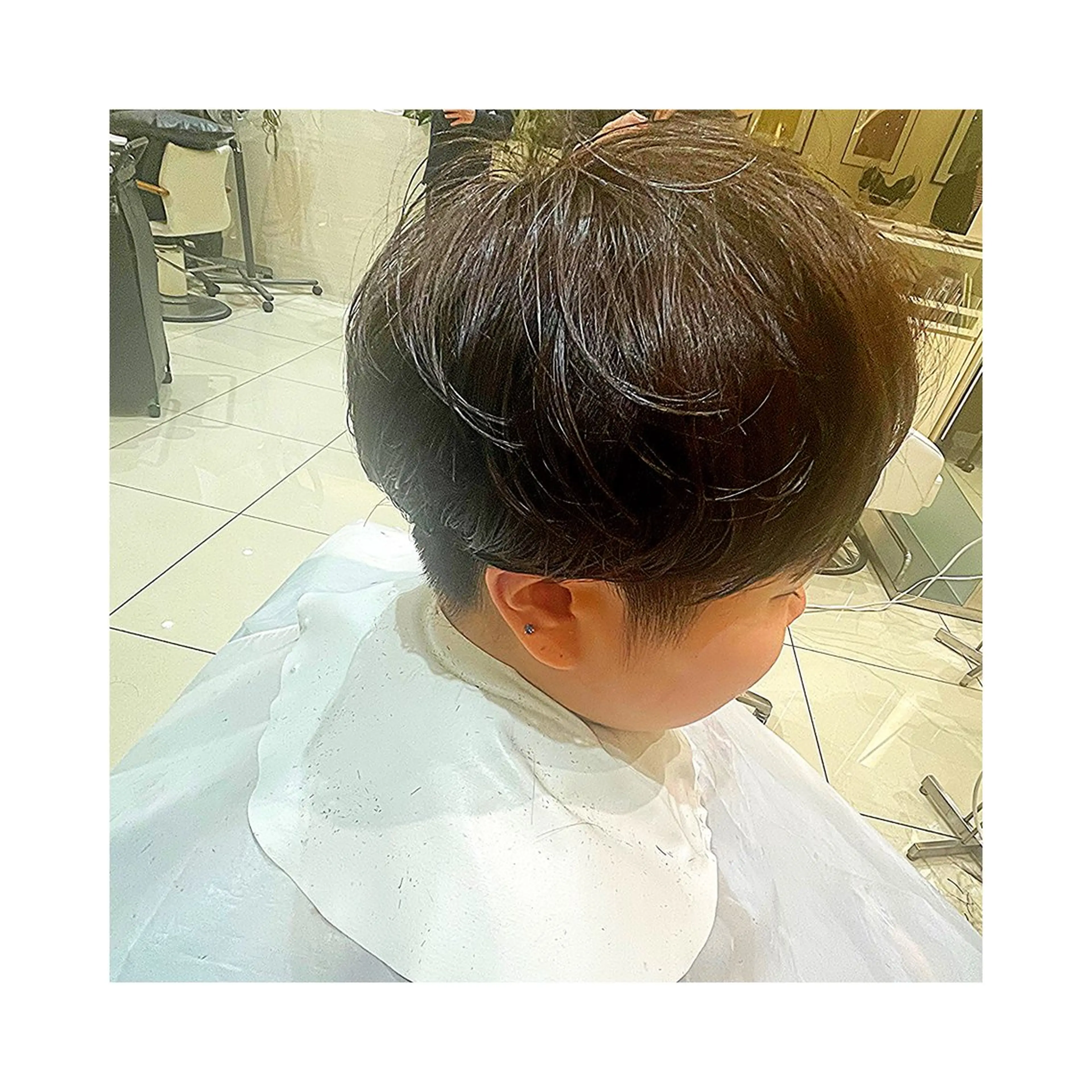 ショート ショートヘア 前さこ 結衣のヘアスタイル