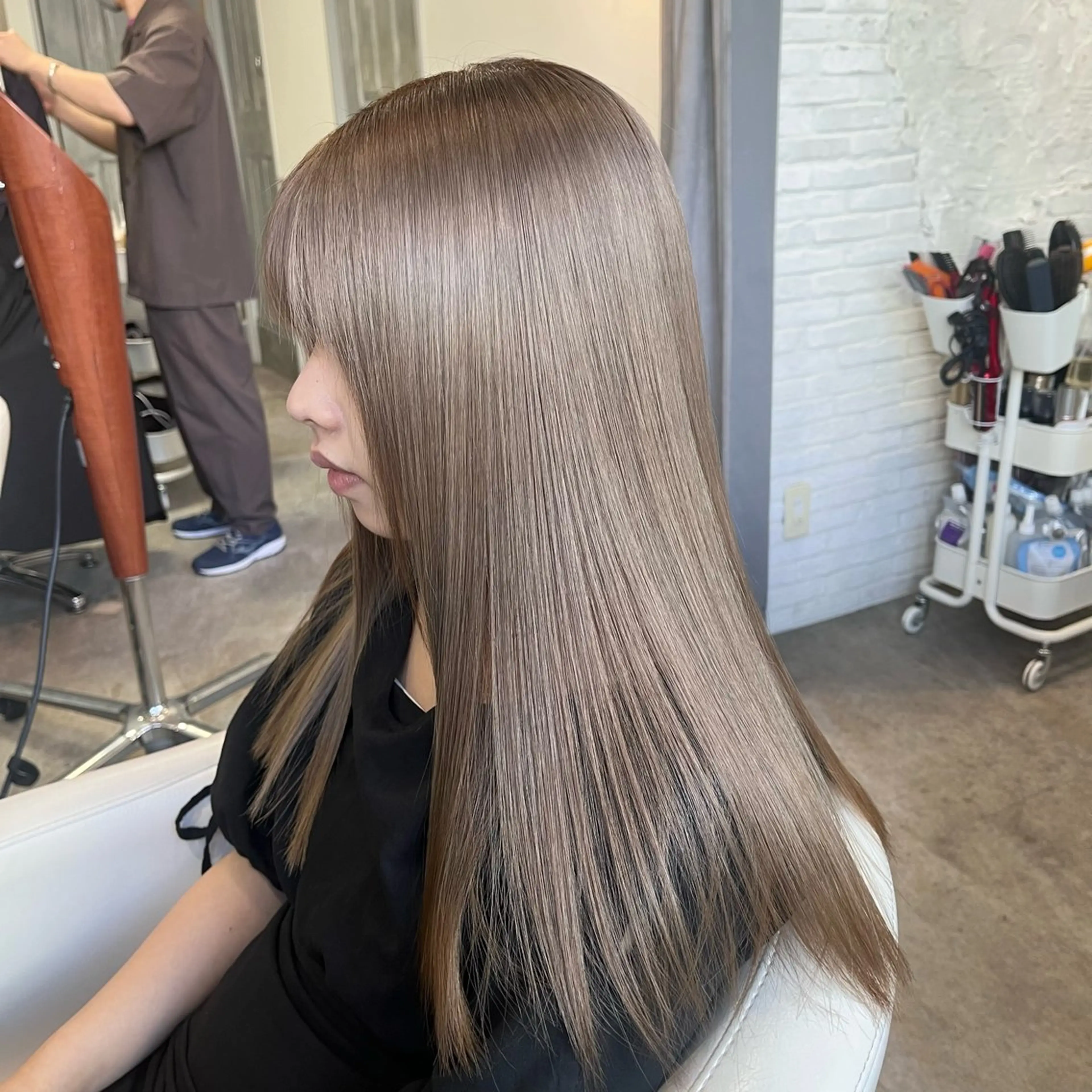 セミロング カラー ボブ& 髪質改善FUMIYAのヘアスタイル