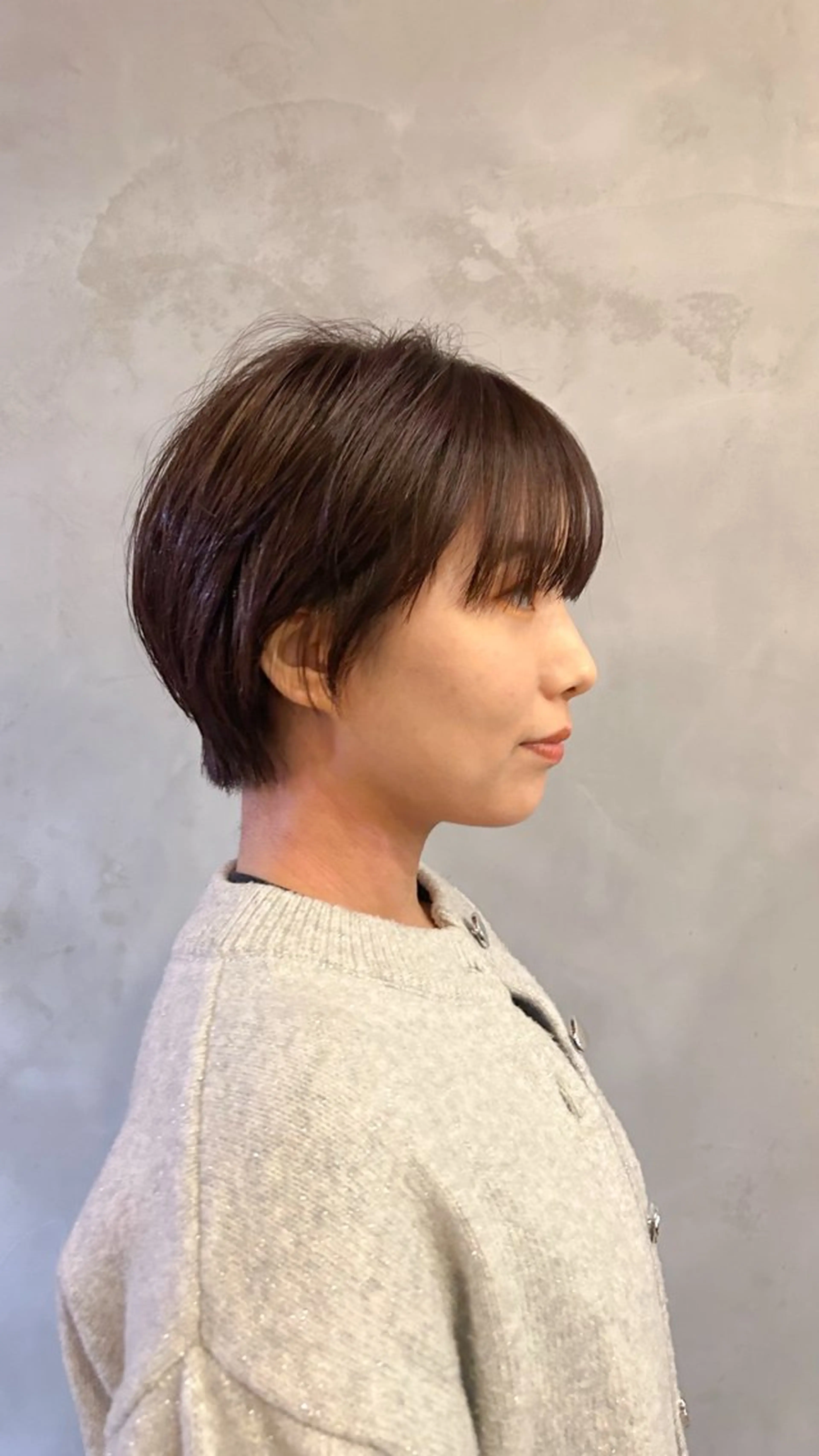 ショート カラー ショートボブ 丸みショート ボブ ショートヘア 🌿ボブ パーマ高橋啓太🌿のヘアスタイル