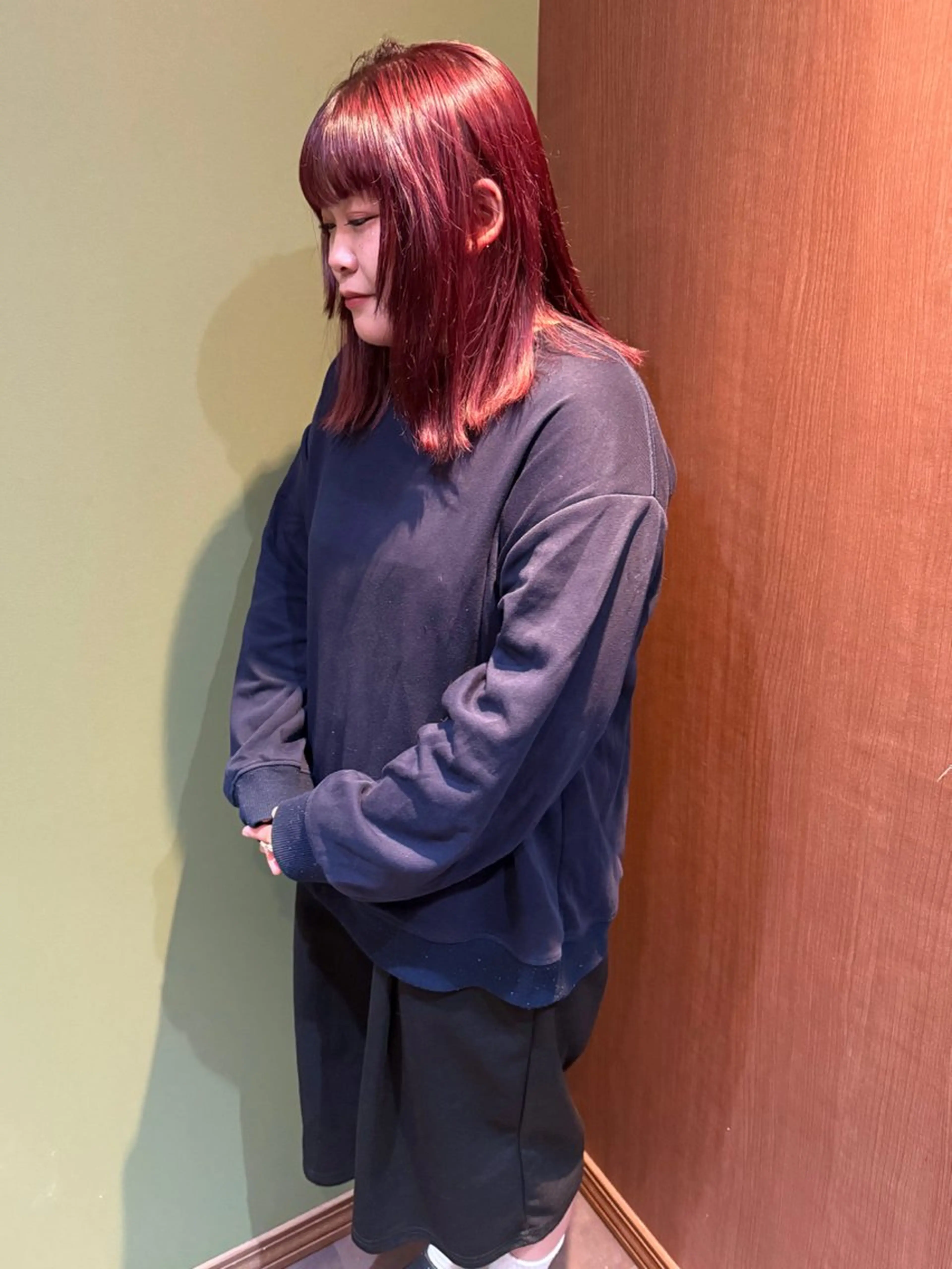 ミディアム カラー カット ヘアカラー トリートメント mai / linoah˚✧のヘアスタイル