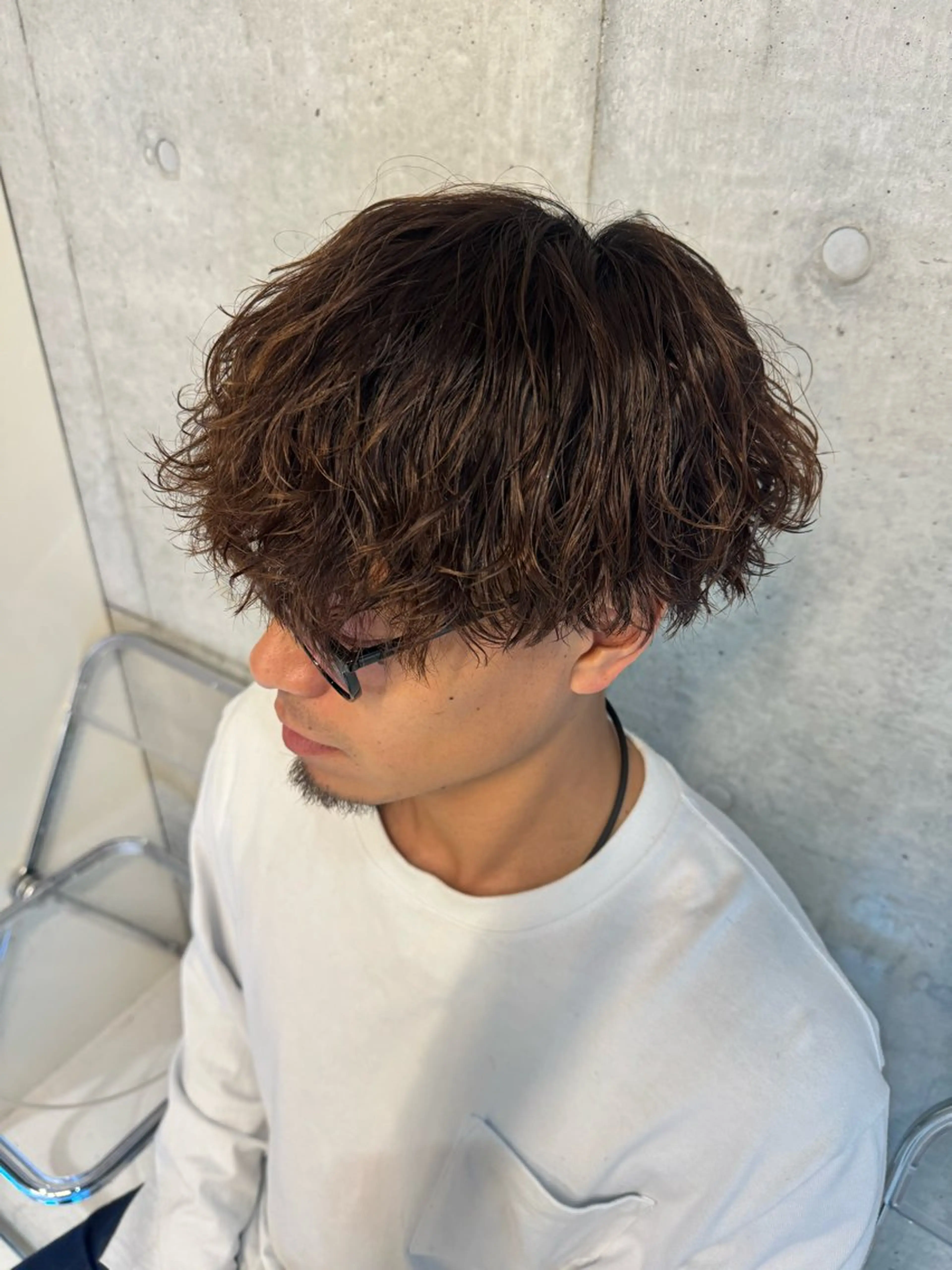 パーマ メンズ カット パーマ パーマ/カラー/ 特化🍇こ〜へい🍇のヘアスタイル