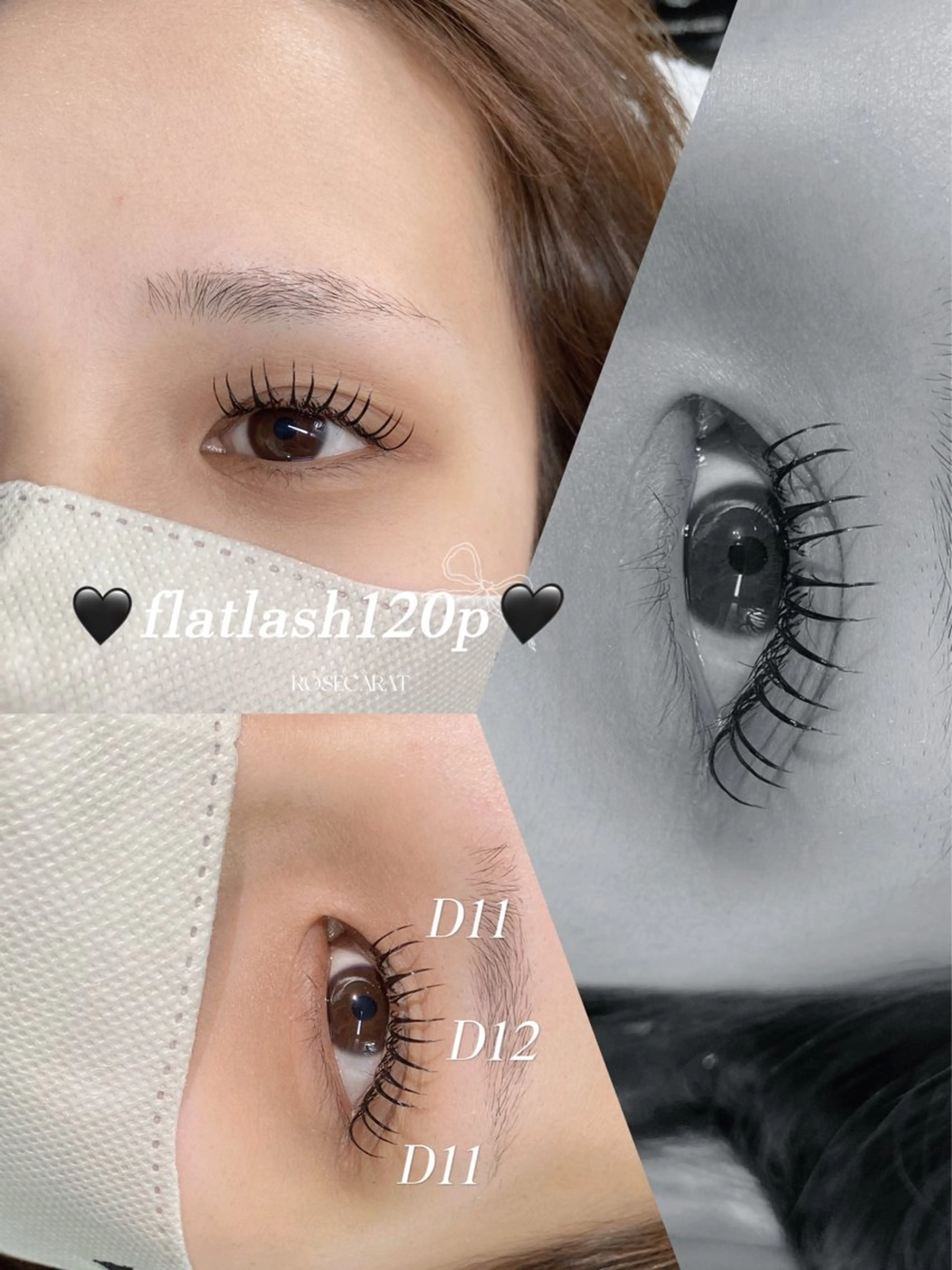 マツエク・マツパ マツエク 🥀𝑹𝑶𝑺𝑬 𝑪𝑨𝑹𝑨𝑻のマツエク・マツパデザイン