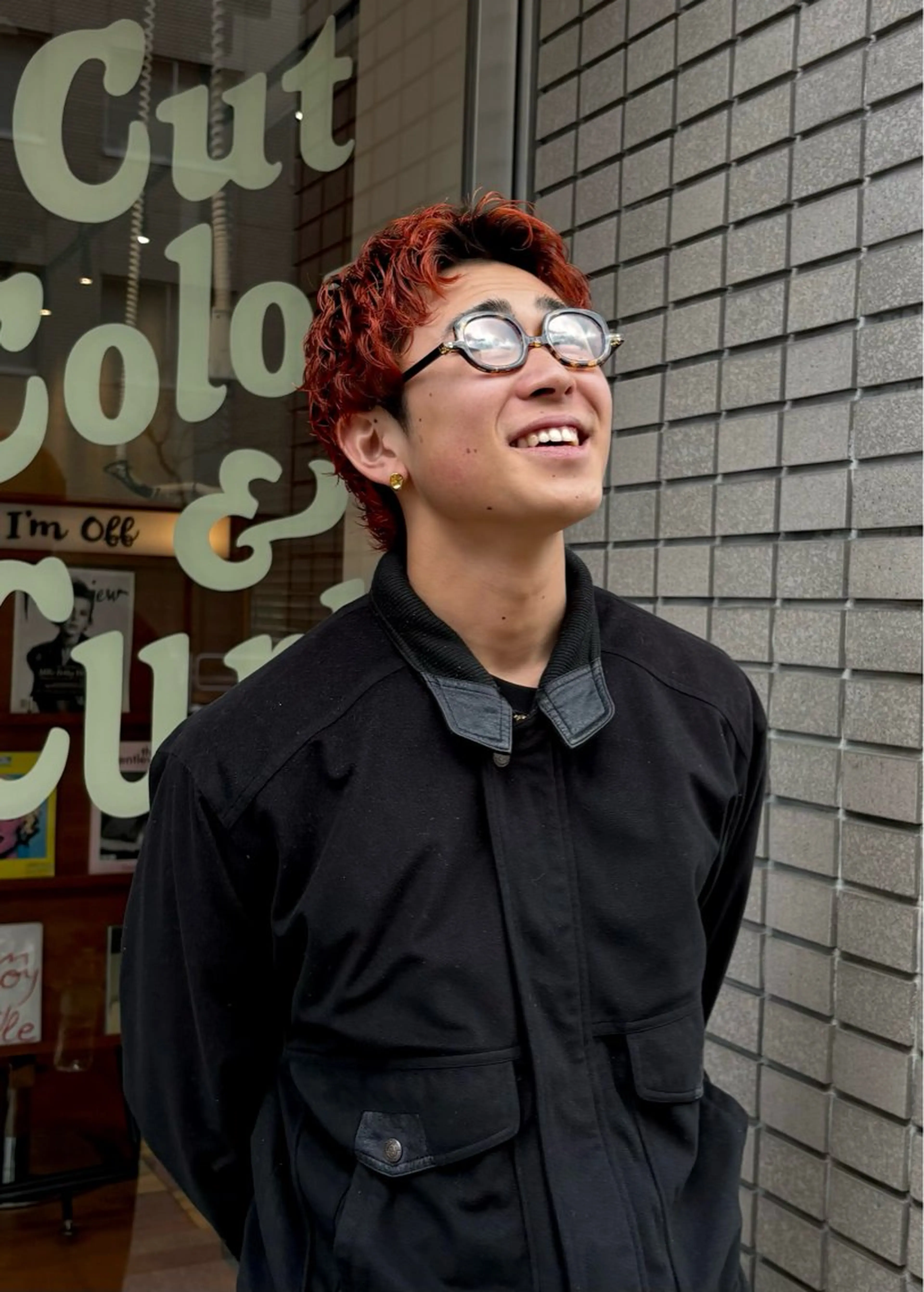 ショート パーマ メンズ メンズブリーチ メンズパーマ SASAnagano 堀内未梨のヘアスタイル