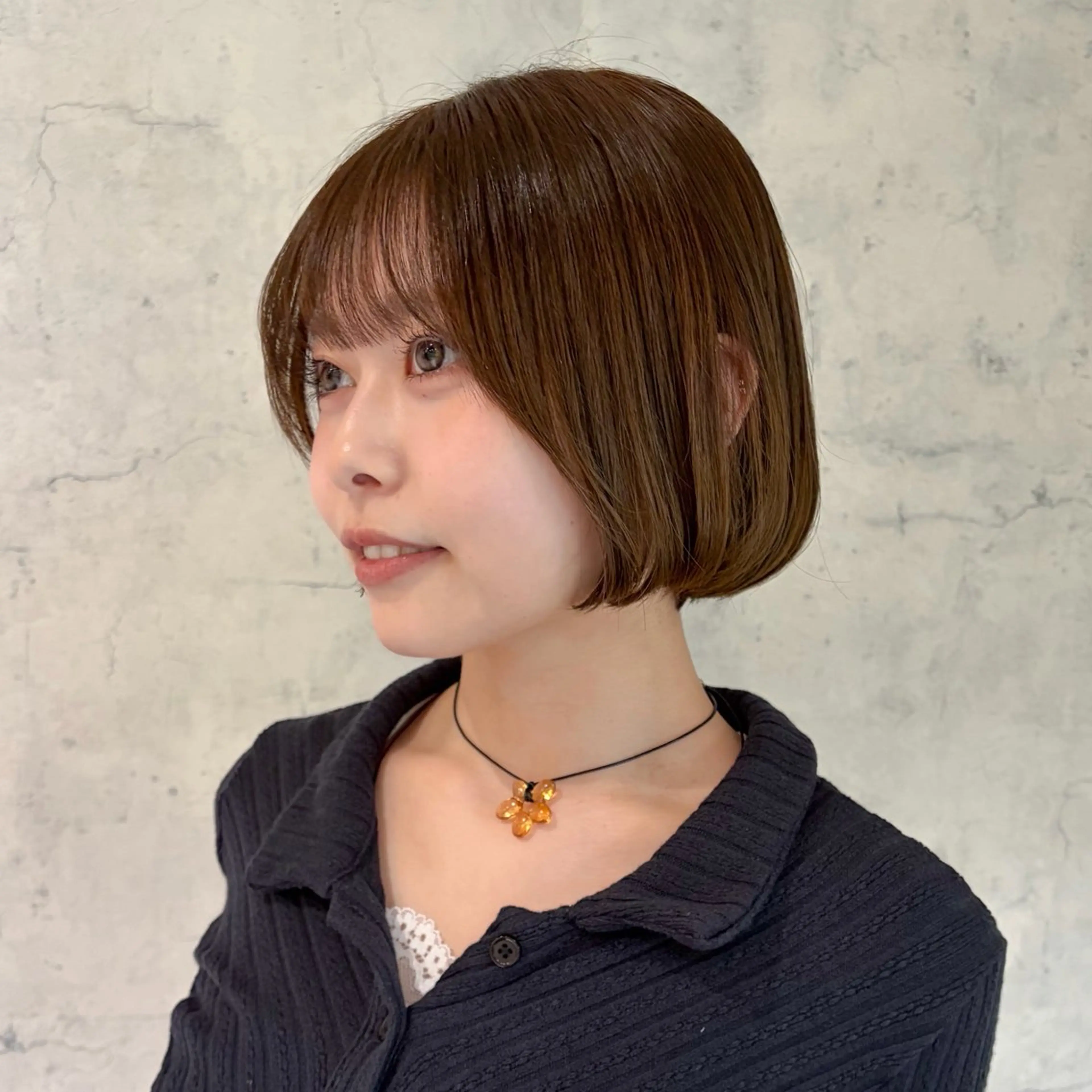 ショート カラー ベージュカラー ボブ カット ヘアカラー ボブレイヤー/ ブリーチ/miyuuのヘアスタイル