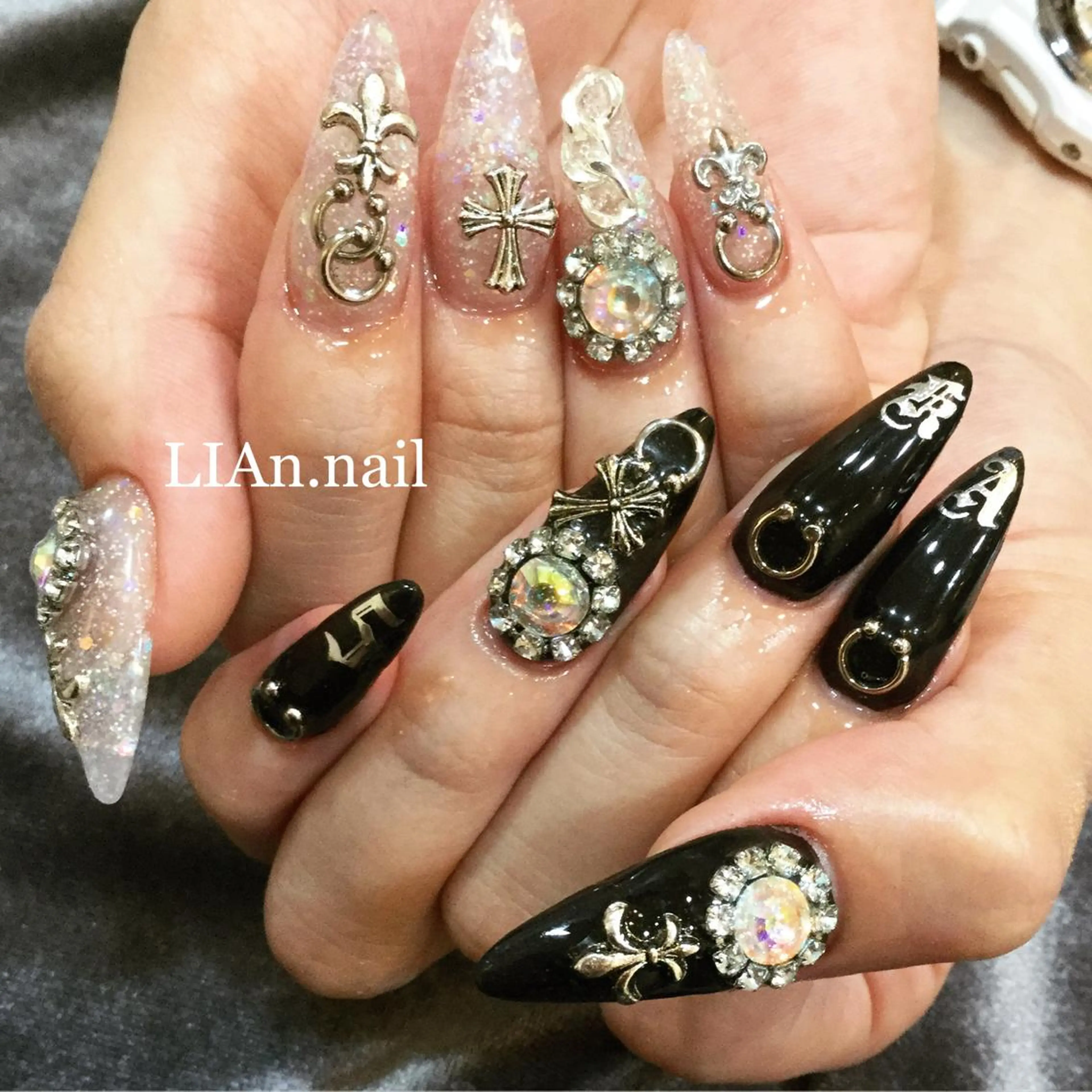 ネイル スカルプネイル Lian nailのネイルデザイン