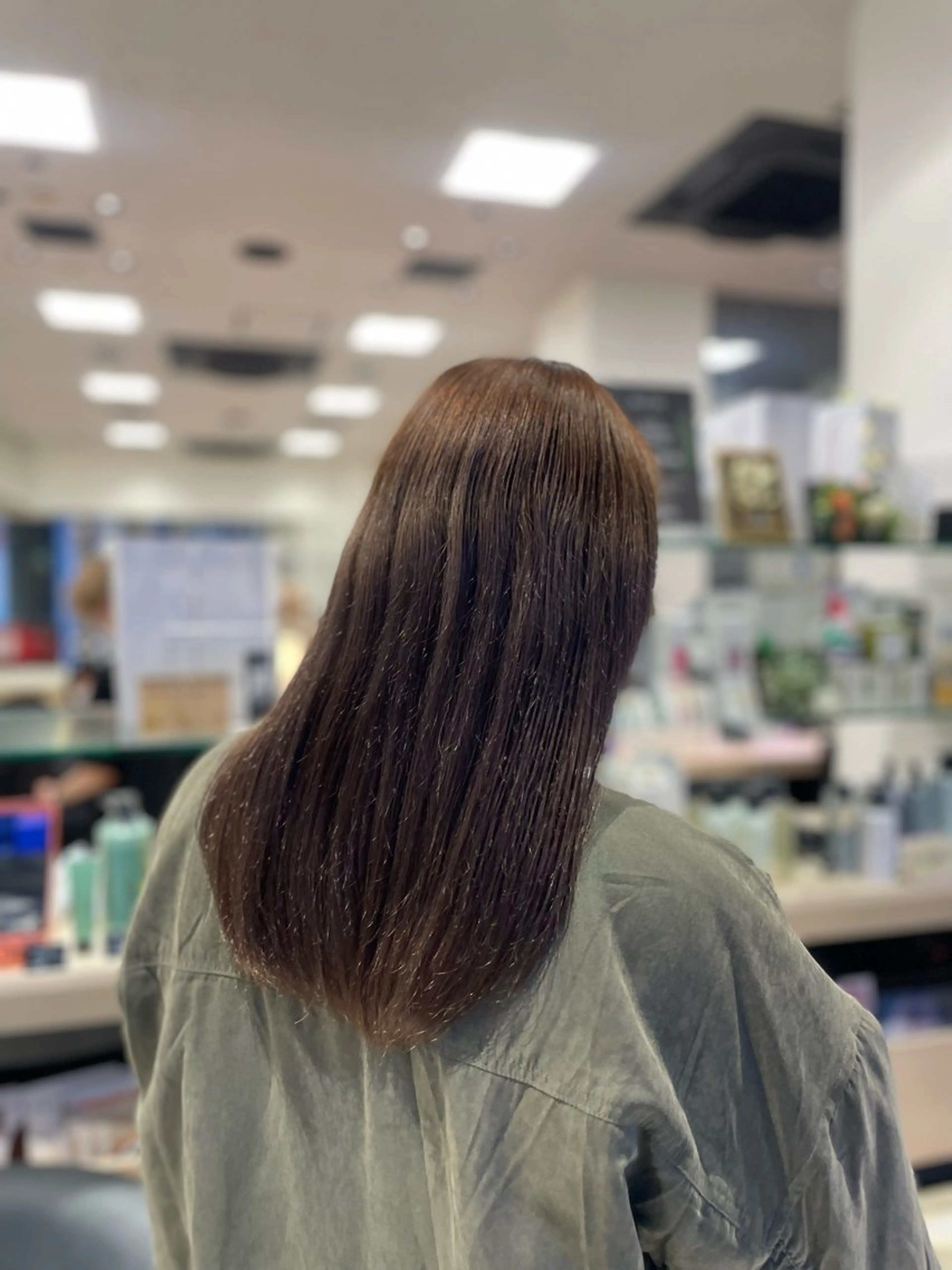 ロング カラー 透明感カラー カット ヘアカラー トリートメント クロスパーマ/うる艶 カラー/Kurumiのヘアスタイル