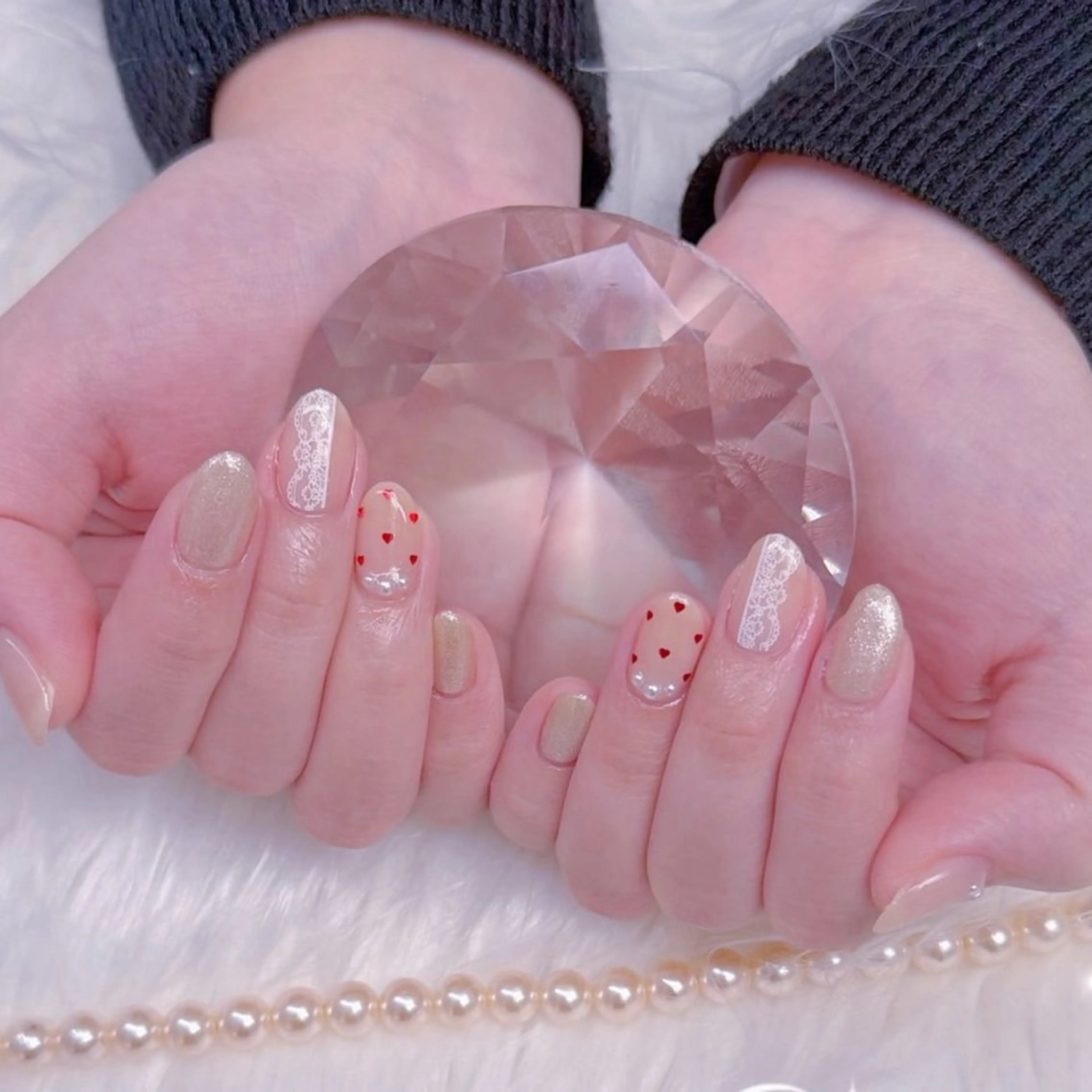 ネイル ハンドネイル Romymoon nail帆南☾ ໋のネイルデザイン