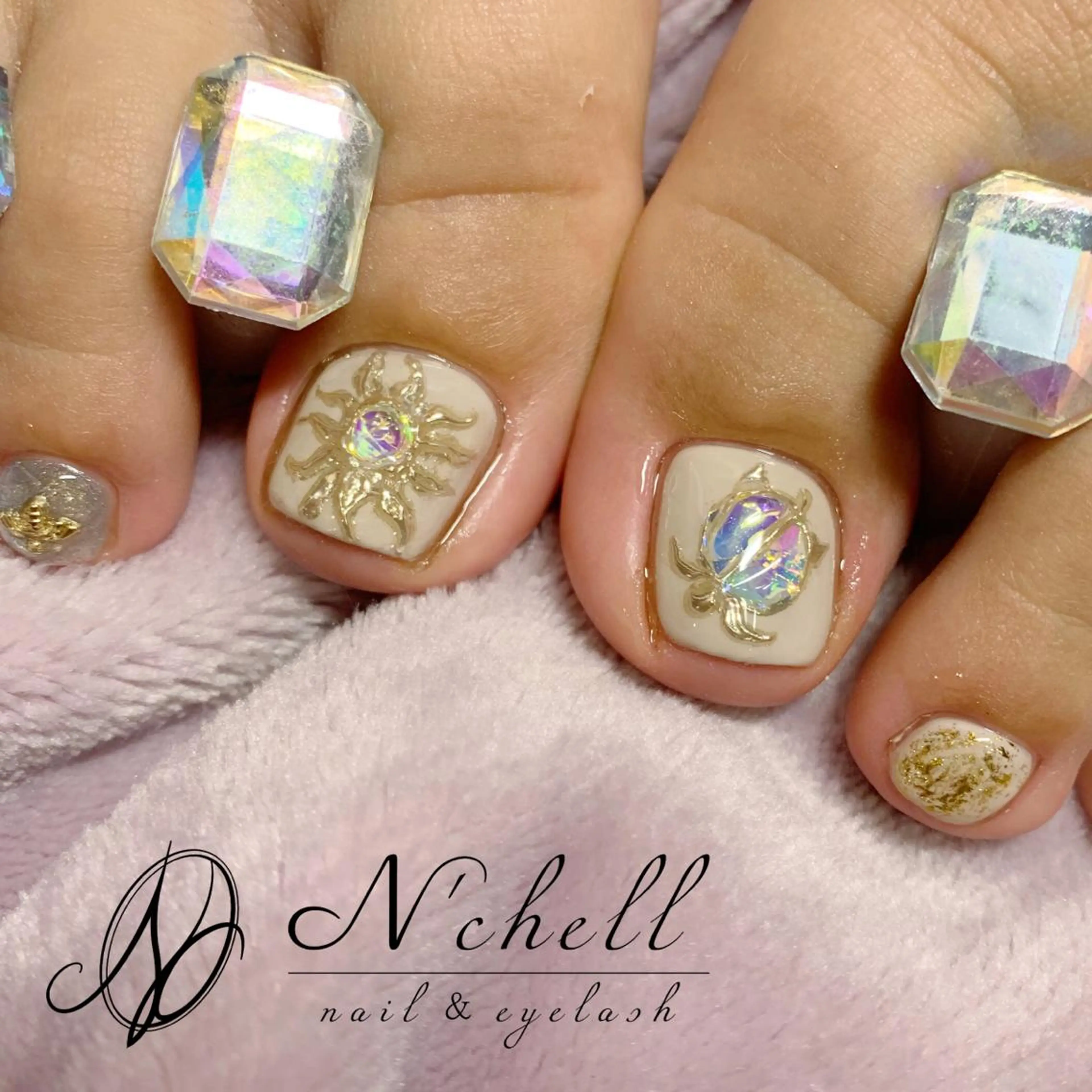 ネイル フットネイル フットネイル Nailist Minekiのネイルデザイン