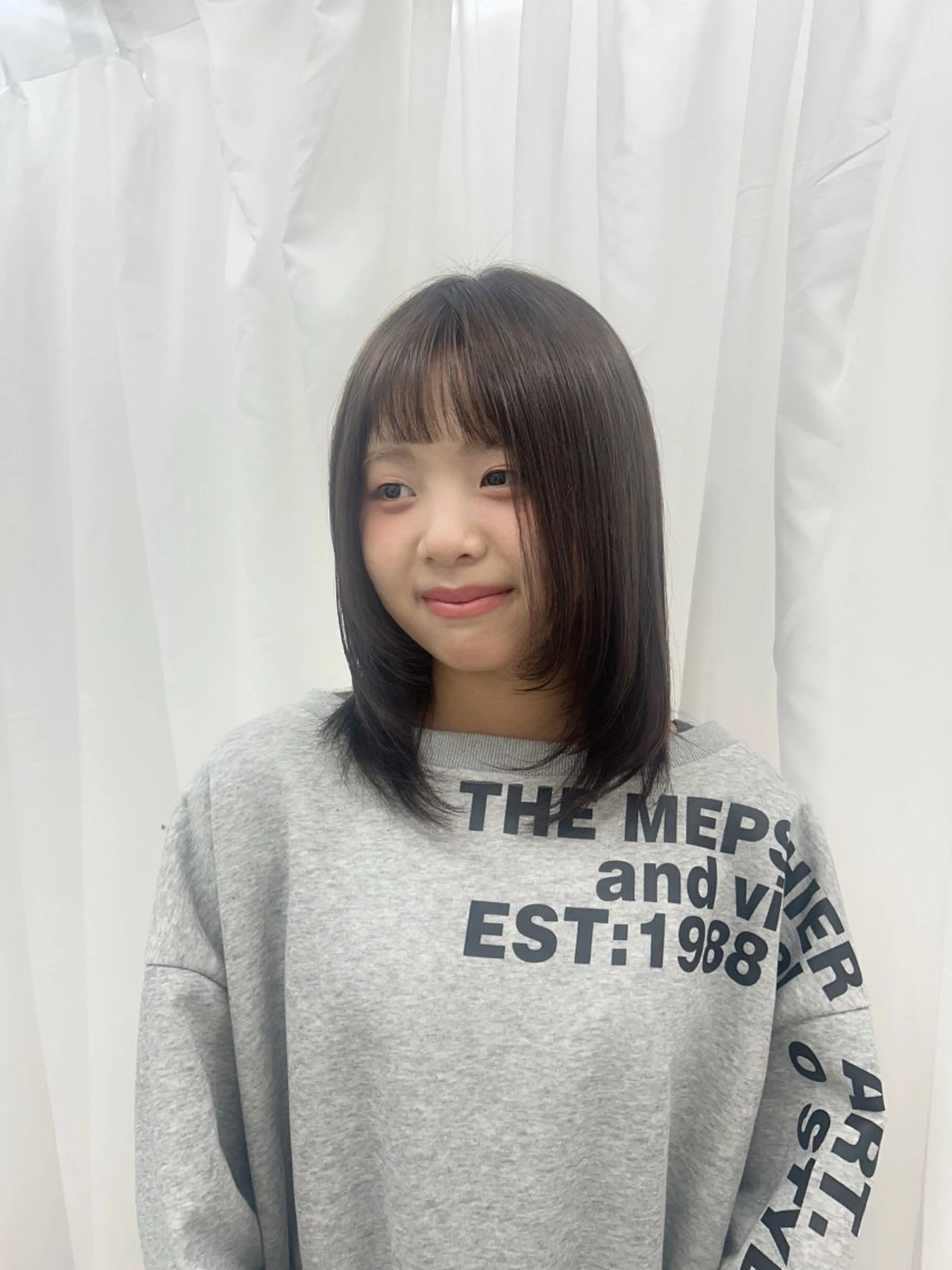 ミディアム Una並木坂  透明感カラー＆髪質改善＆韓国ヘア所属・松本 凜那のヘアスタイル