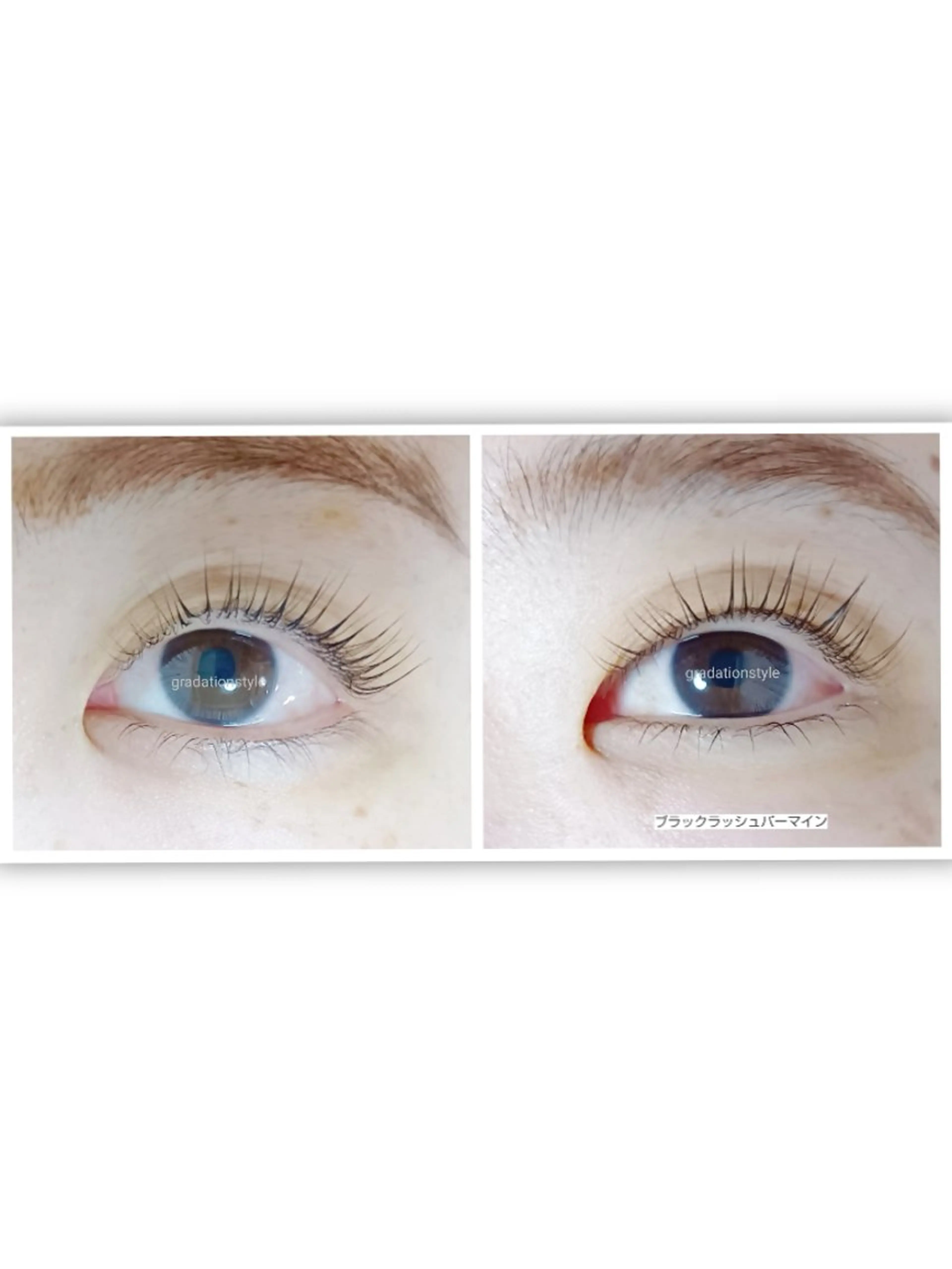 マツエク・マツパ 一重×まつ毛パーマ マツパ 🎼グラデーション スタイル札幌♫*⁠✧のマツエク・マツパデザイン