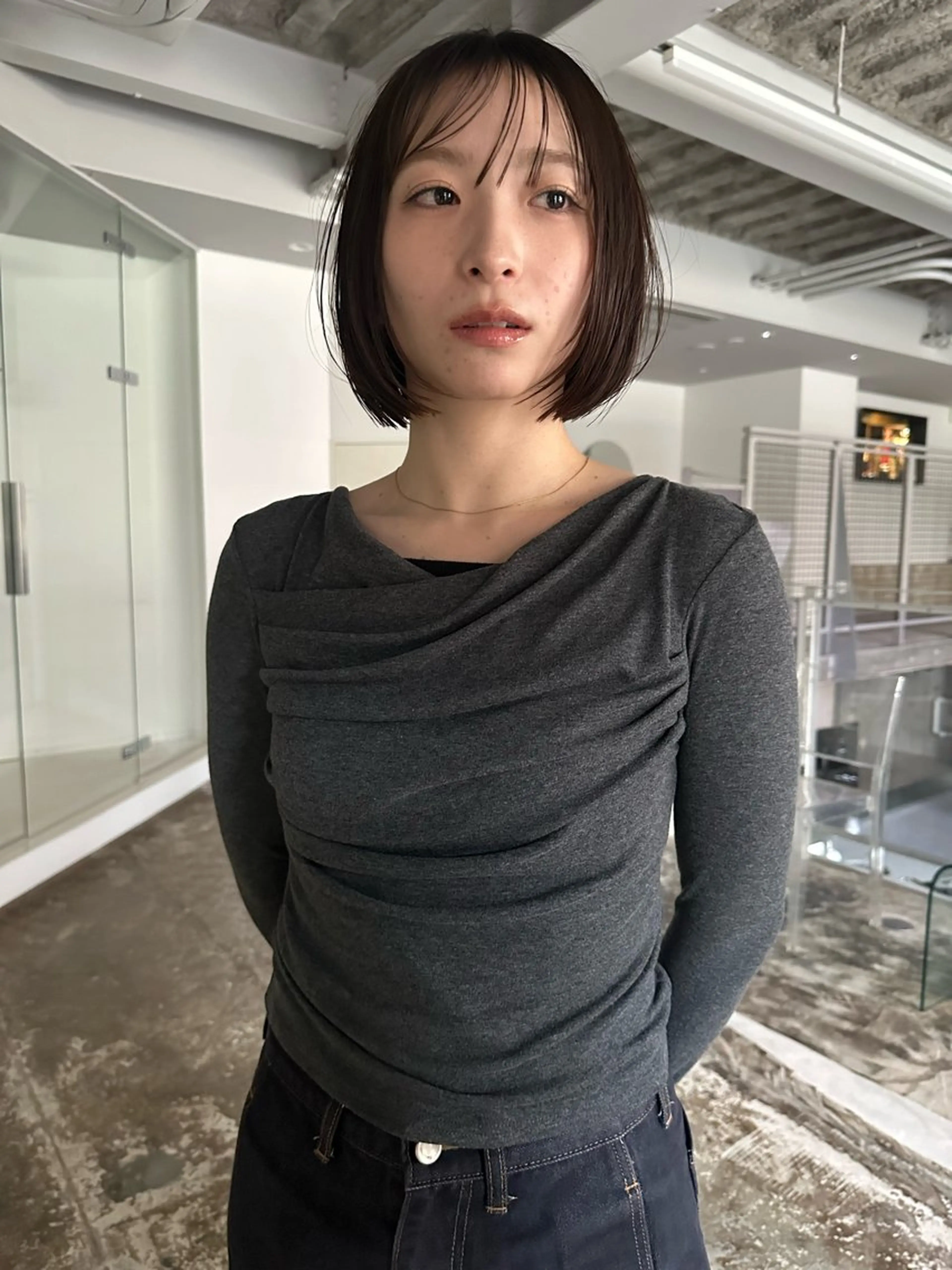 ボブカットの写真