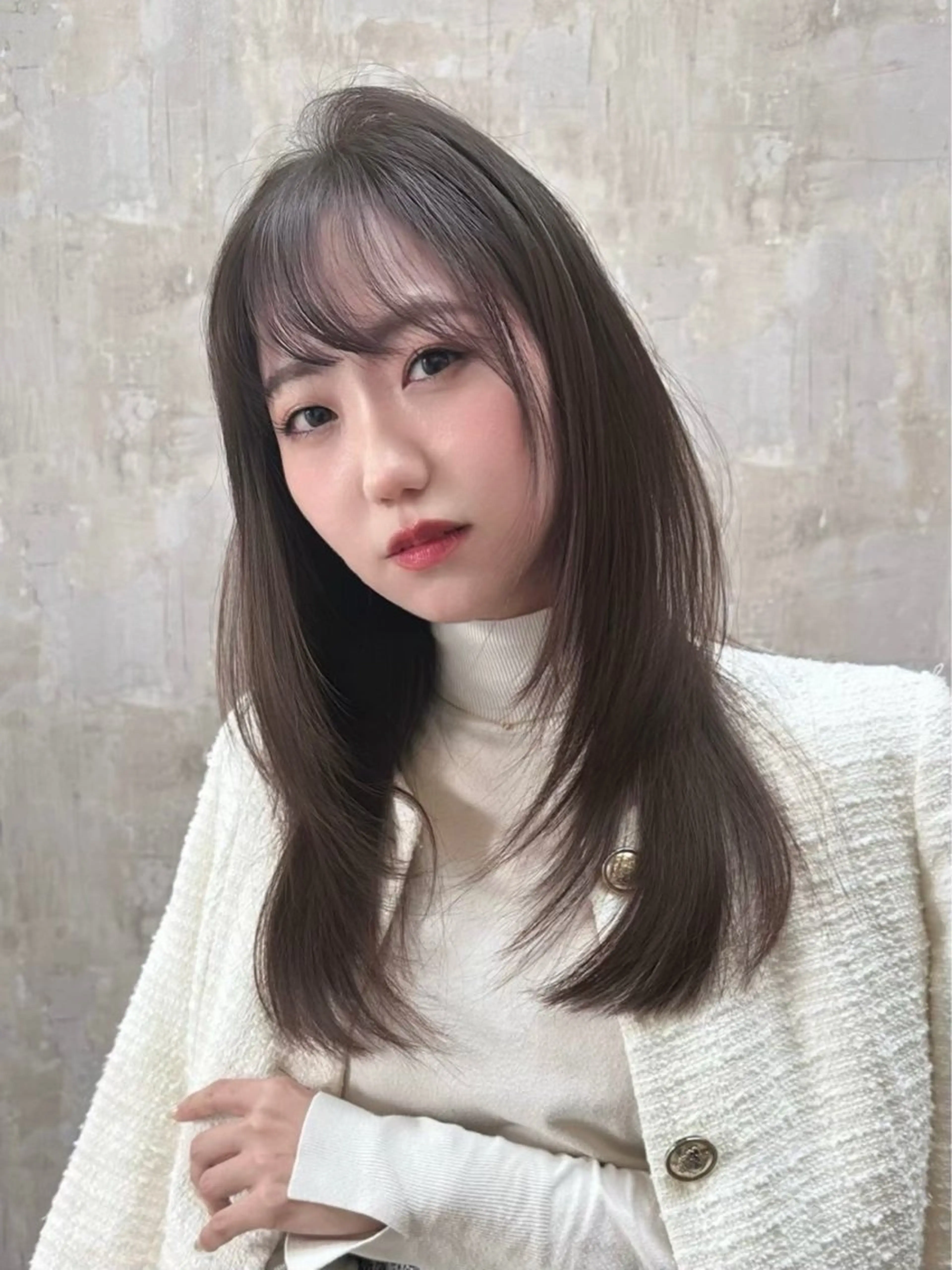 ロング カラー カット ヘアカラー トリートメント 🫧ナオ🫧 /韓国 ヘア/ マンツーマンのヘアスタイル