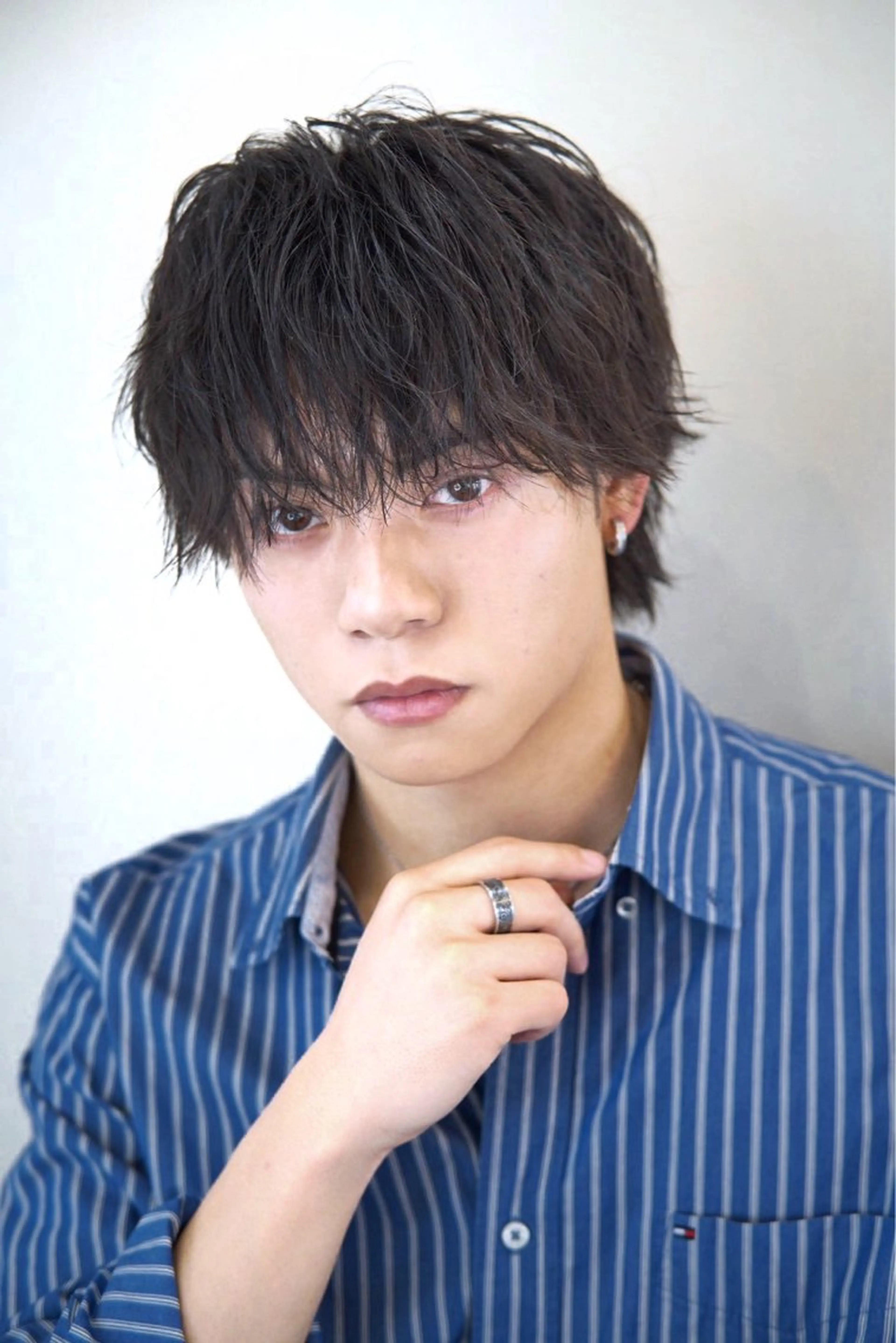 ショート カット パーマ トリートメント ヘッドスパ ヘアセット 佐藤景流/髪質改善/ 艶髪/メンズのヘアスタイル