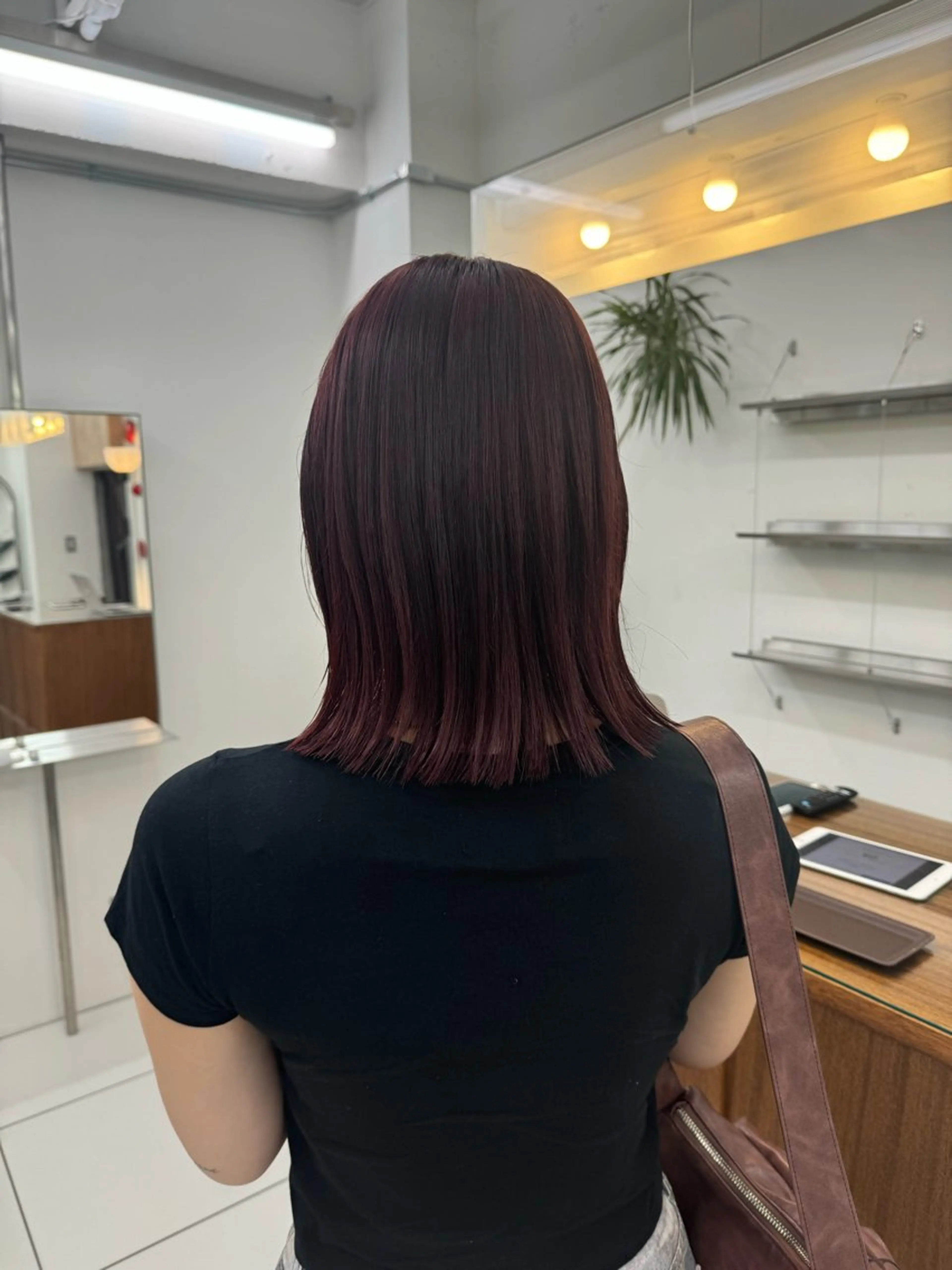 ミディアム カラー カット ヘアカラー MIES amane(アマネ)のヘアスタイル