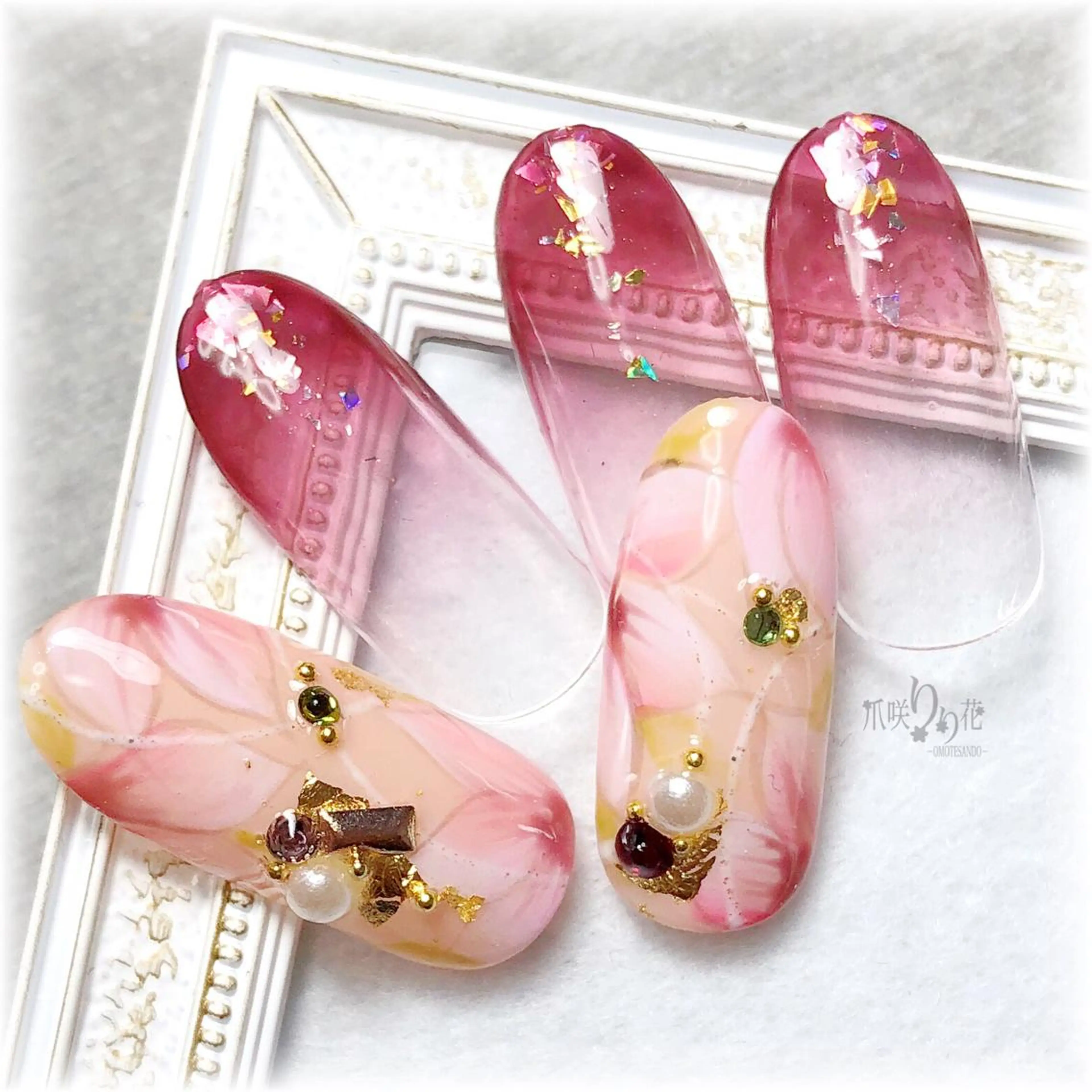 ネイル ハンドネイル ハンドケア 爪咲 りり花のネイルデザイン