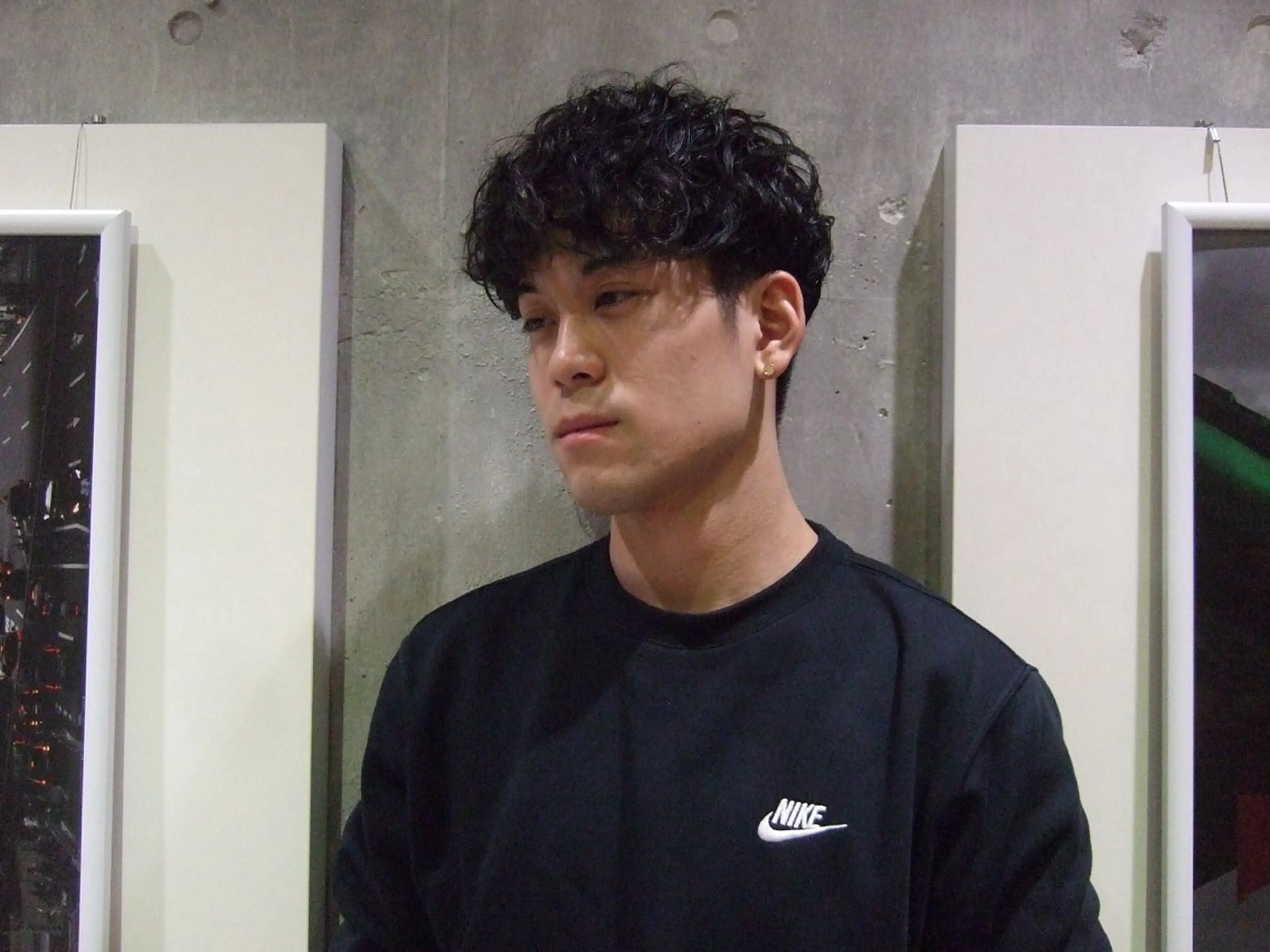 ショート パーマ メンズ メンズパーマ スペインカール SOZO Hair&Make Ginza所属・柴田 愛奈のヘアスタイル