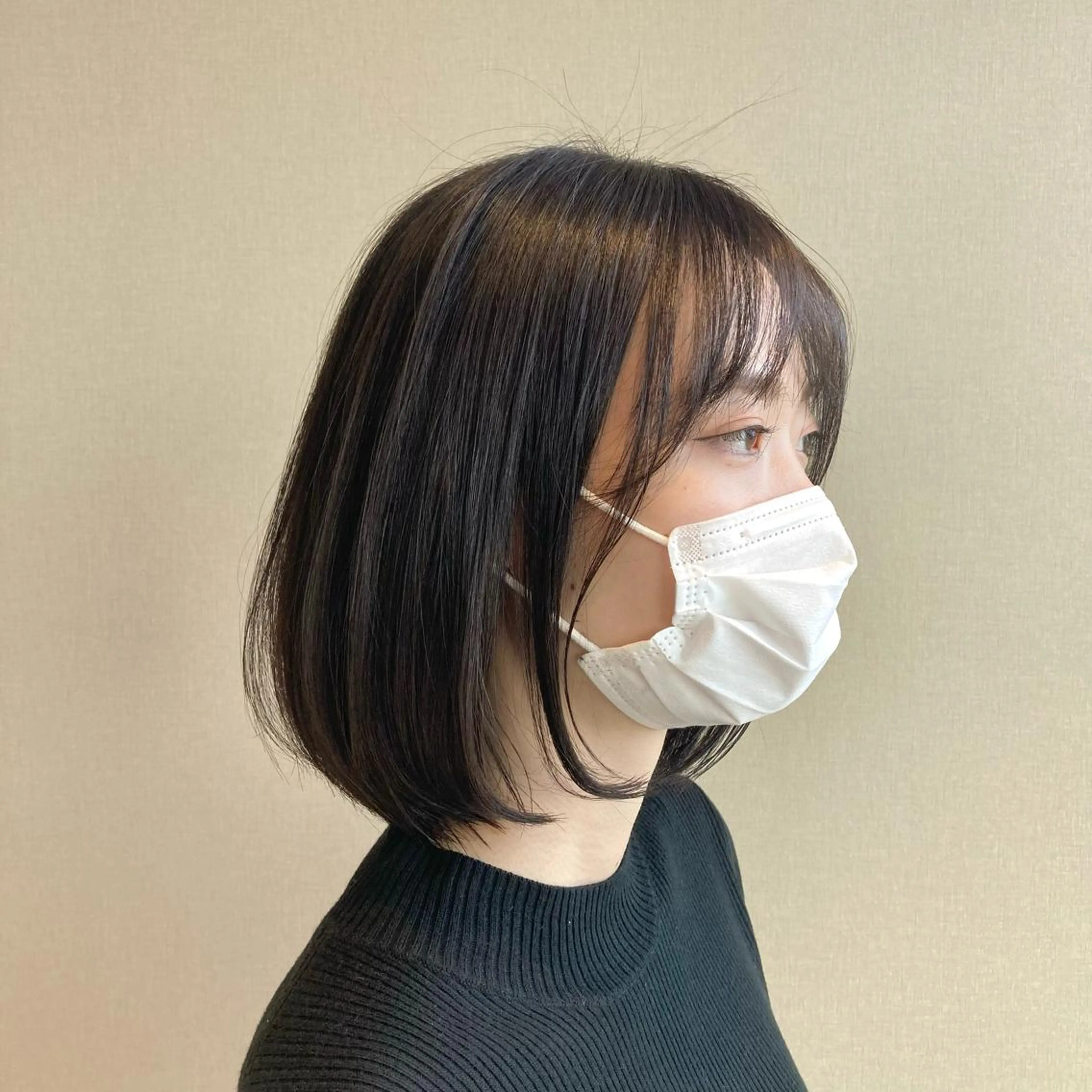 ショート カラー 砂川朱音⌇鶴見区横堤 ⌇抜け感ヘア⌇韓国風のヘアスタイル