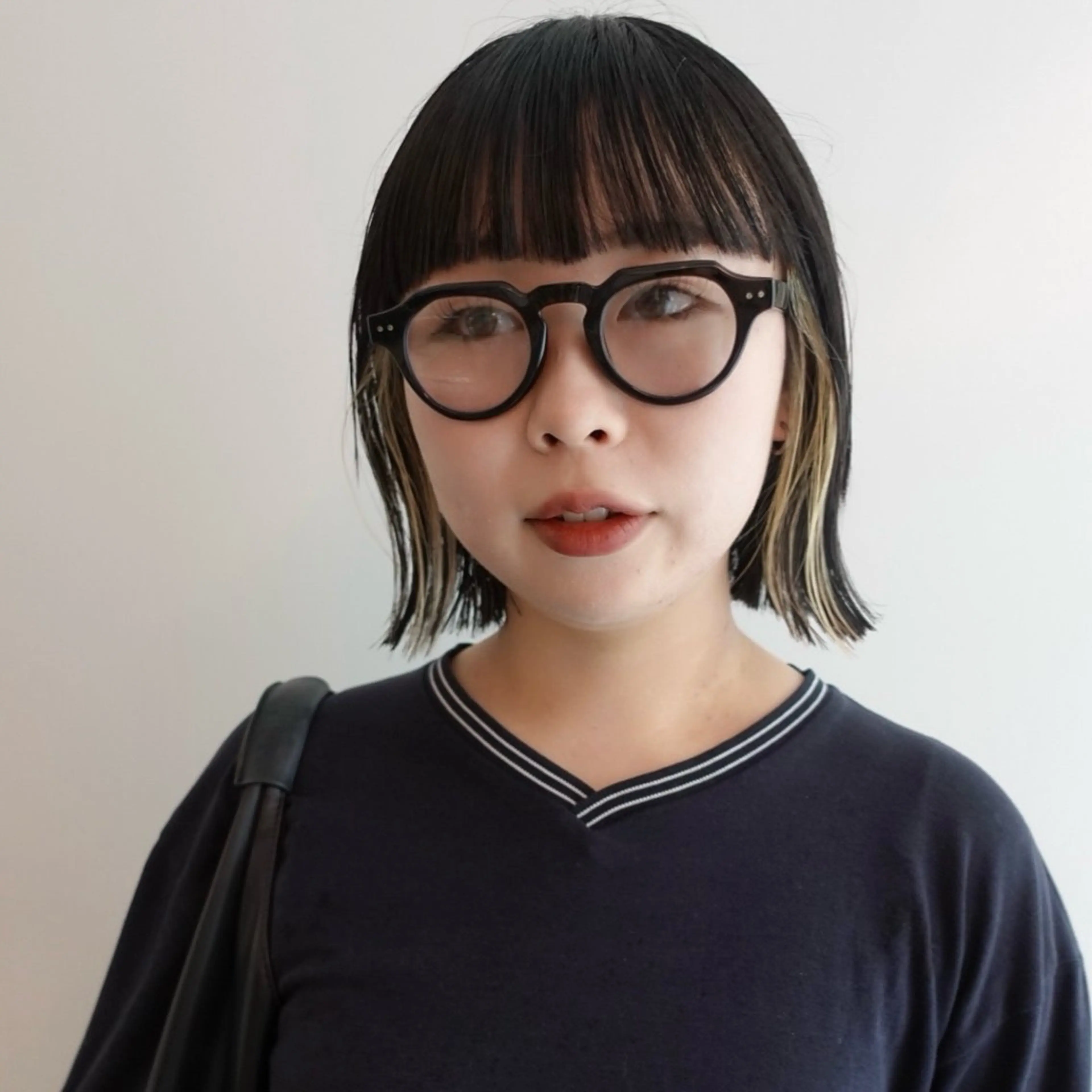 ミディアム カラー ヘアアレンジ ミディアムパーマ ブリーチ ボブ ワイドバング カット ヘアカラー 🌐サトウ リョウ🌐のヘアスタイル