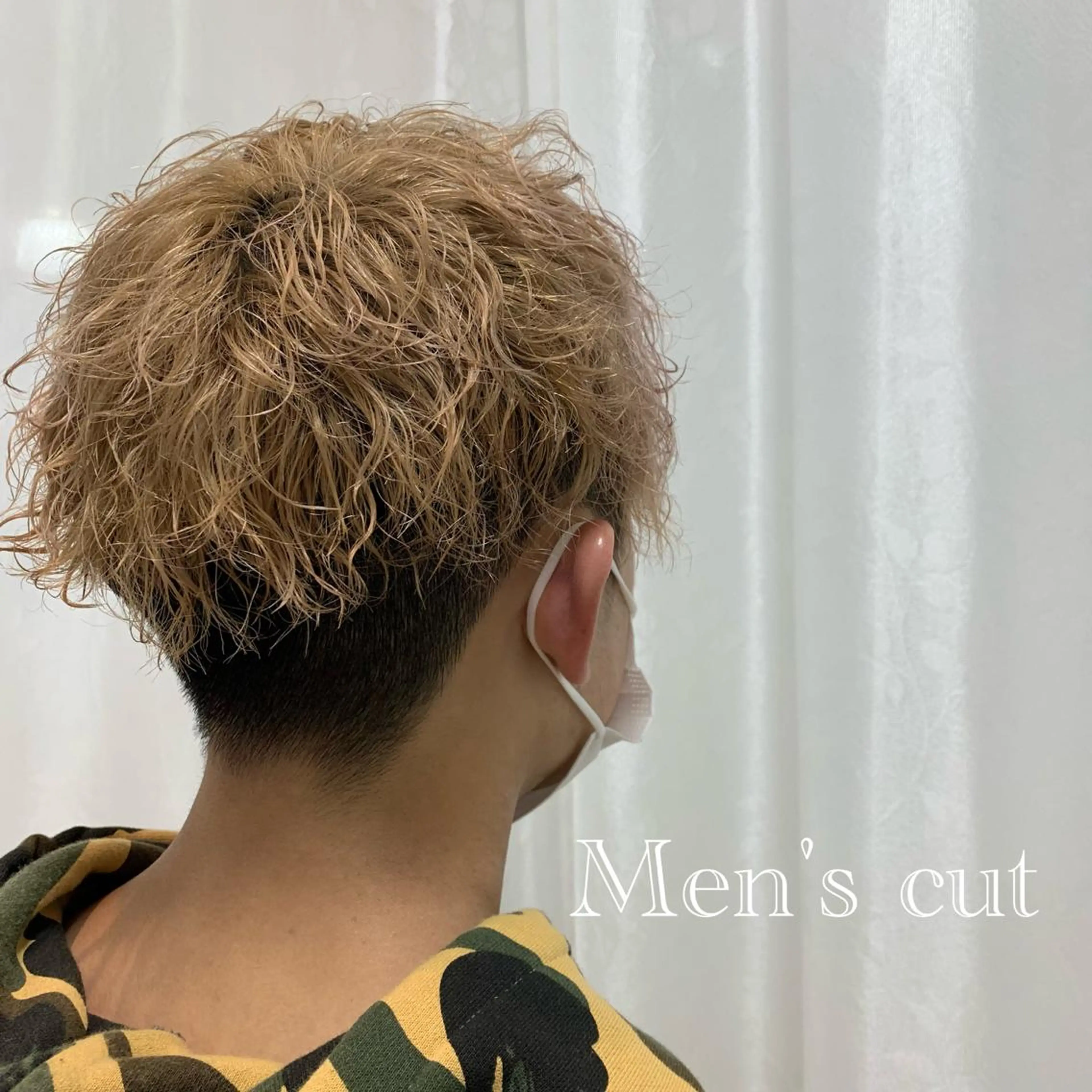 メンズ アイブロウ メンズパーマ 刈り上げ 池本 梨奈のヘアスタイル