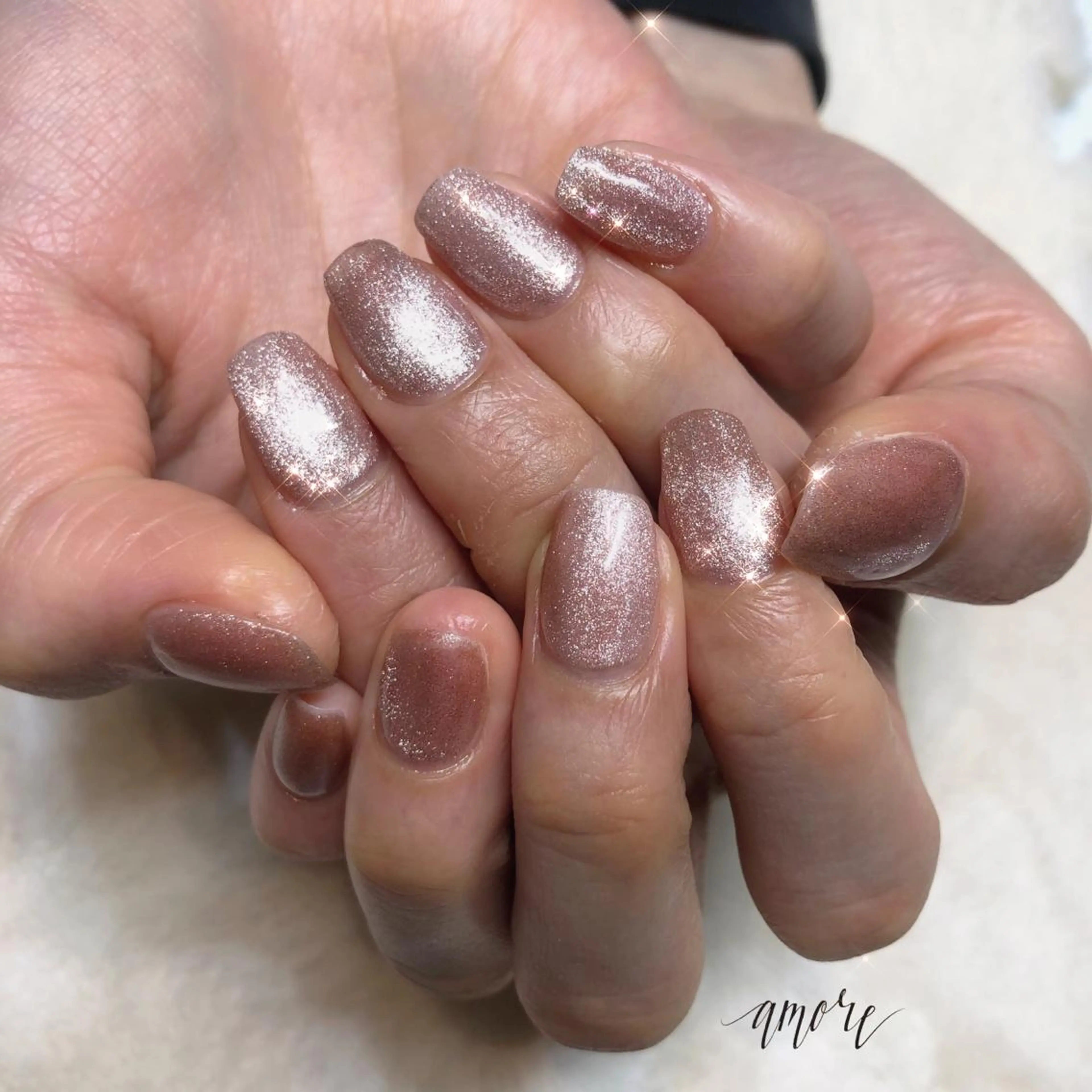 ネイル ジェルネイル マグネットネイル ニュアンスネイル 春ネイル You kyehwaのネイルデザイン