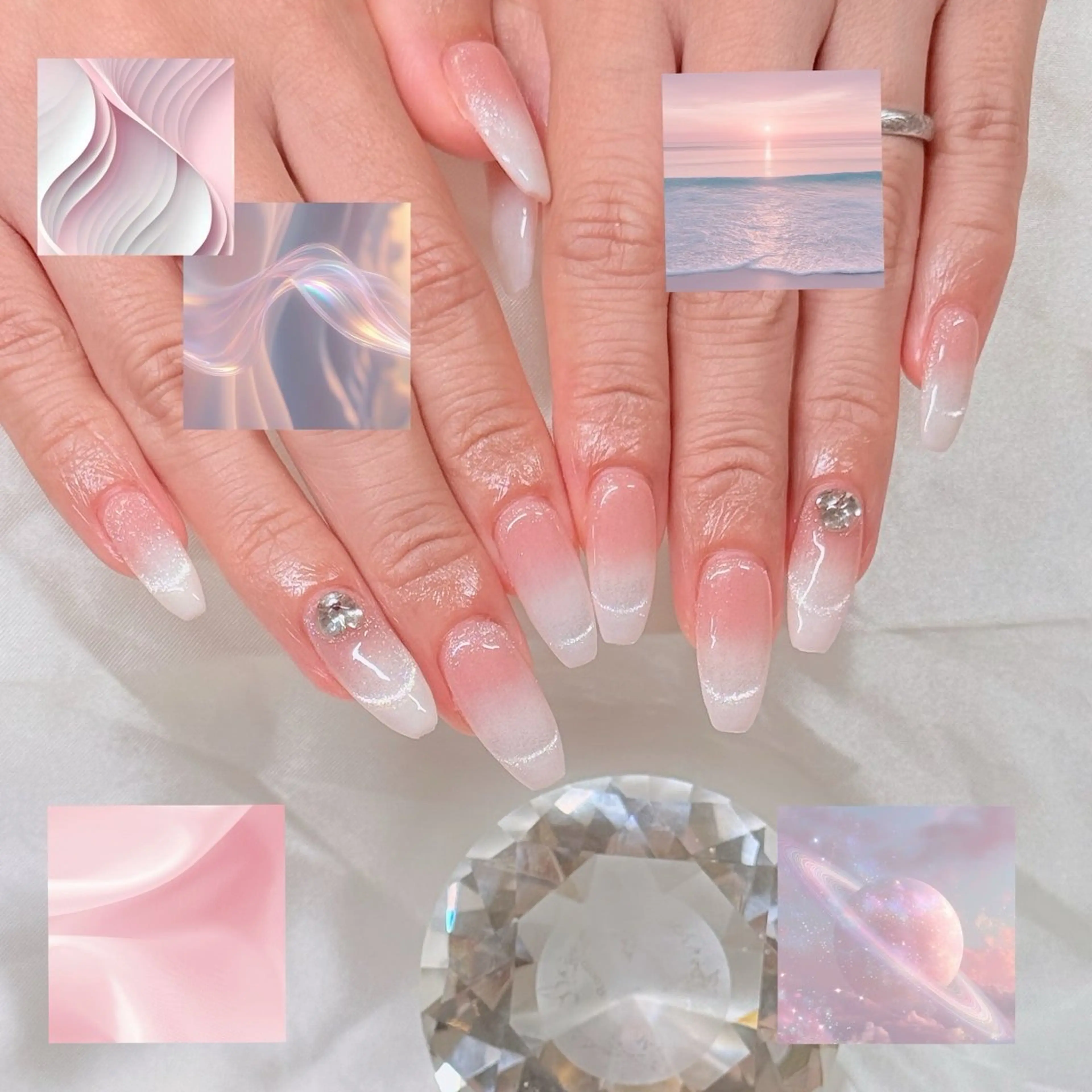 ネイル 長さ出し 持ち込み MIRA NAILROOM SALON所属・MIRA NAILROOMのネイルデザイン