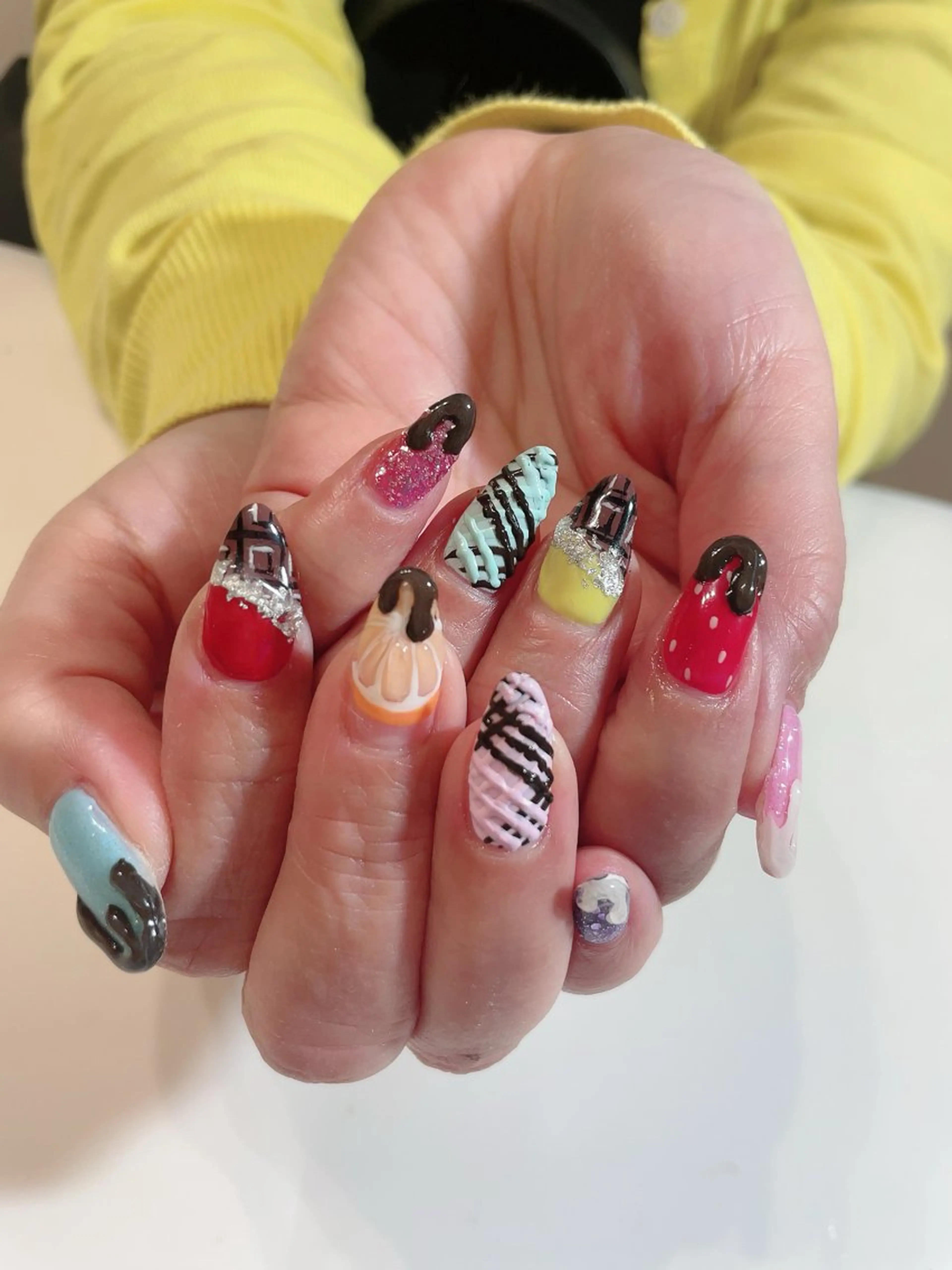 ネイル バレンタイン ハンドネイル * haruのネイルデザイン