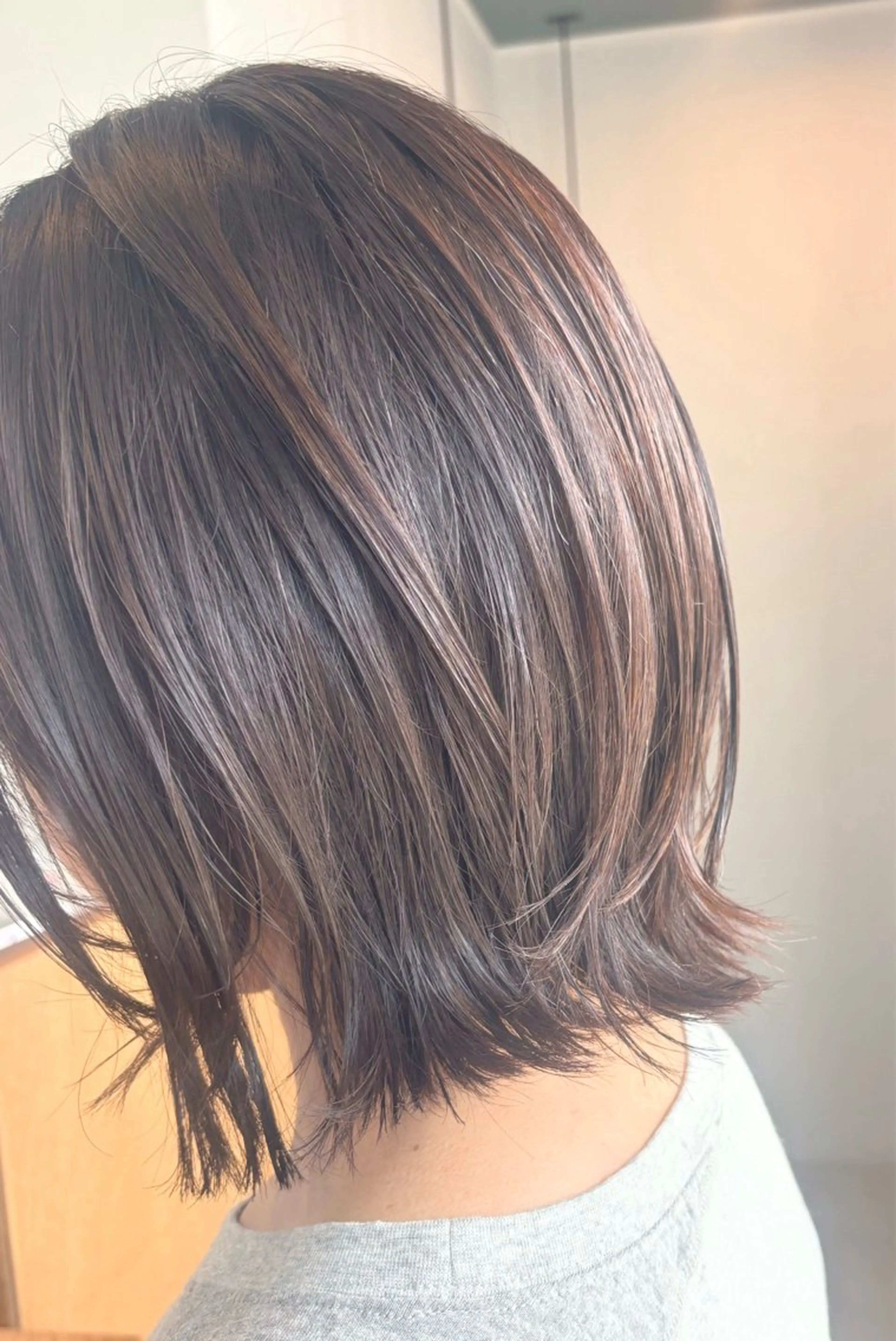 ミディアム 外ハネヘア 竹内 えりこのヘアスタイル