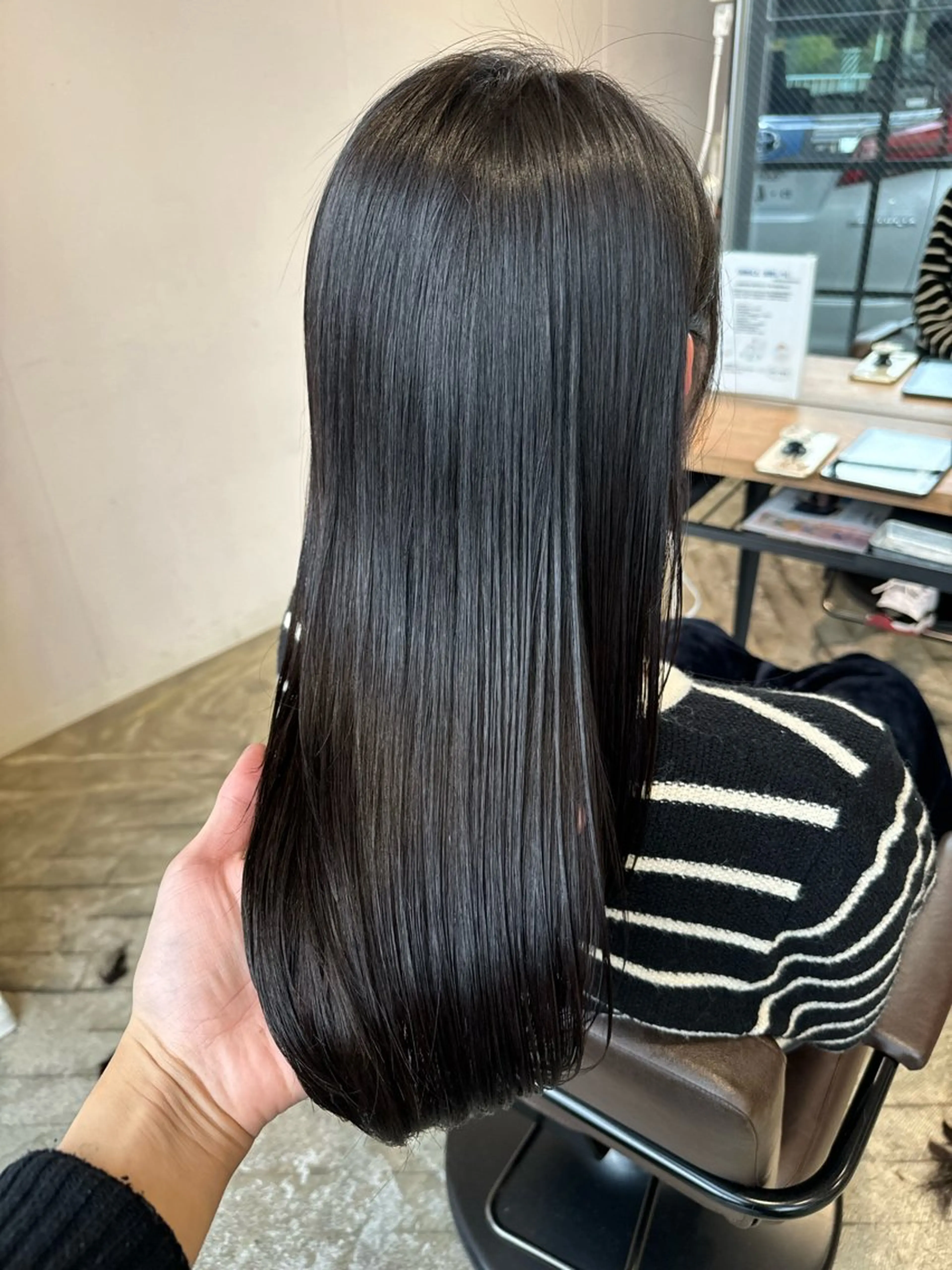 セミロング トリートメント 永田竜一/ 小顔くびれレイヤーのヘアスタイル