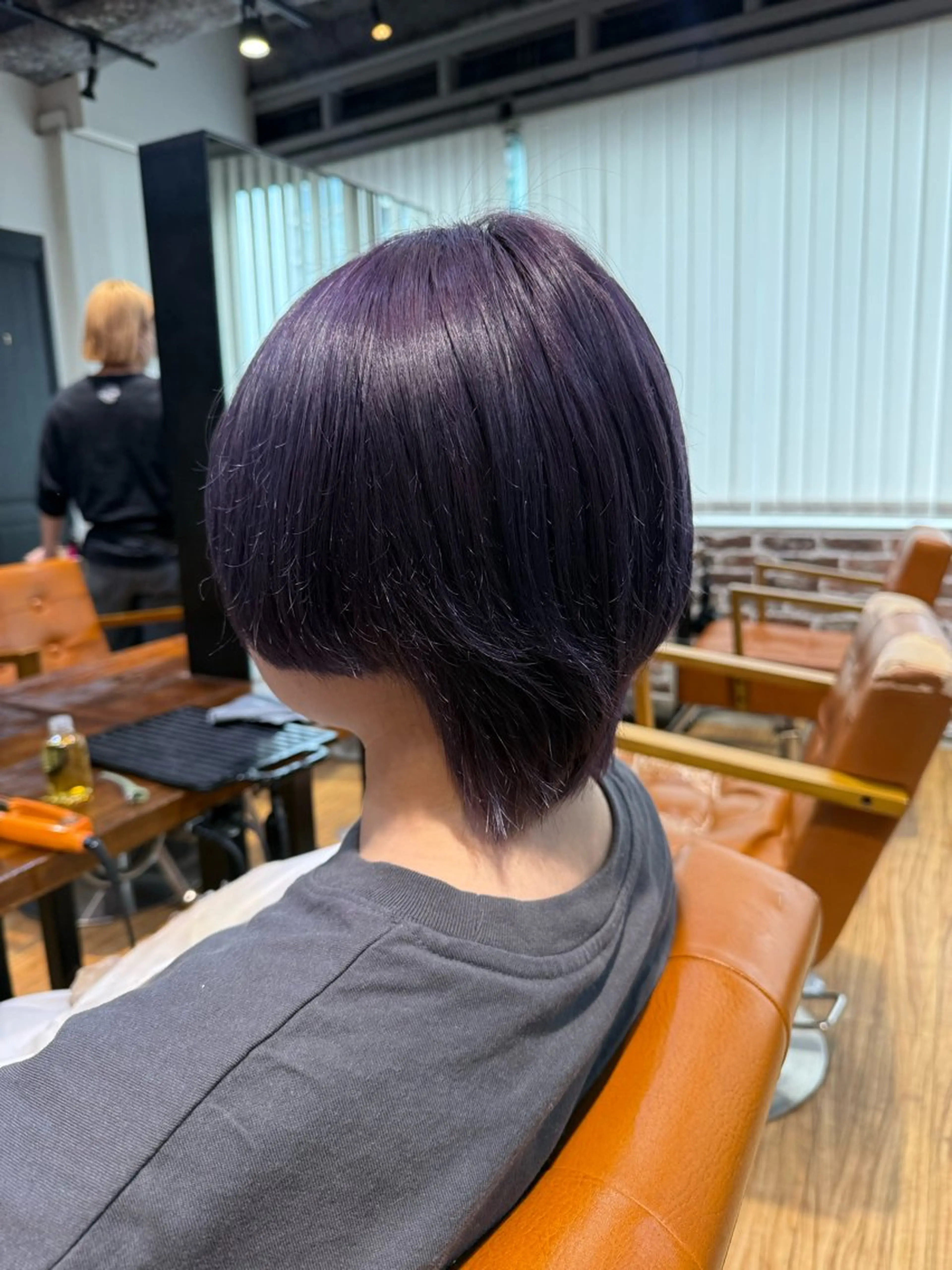 ショート カラー ヘアアレンジ カット ヘアカラー トリートメント ヘアセット 💞艶カラー/ ブリーチ💞ユウカのヘアスタイル