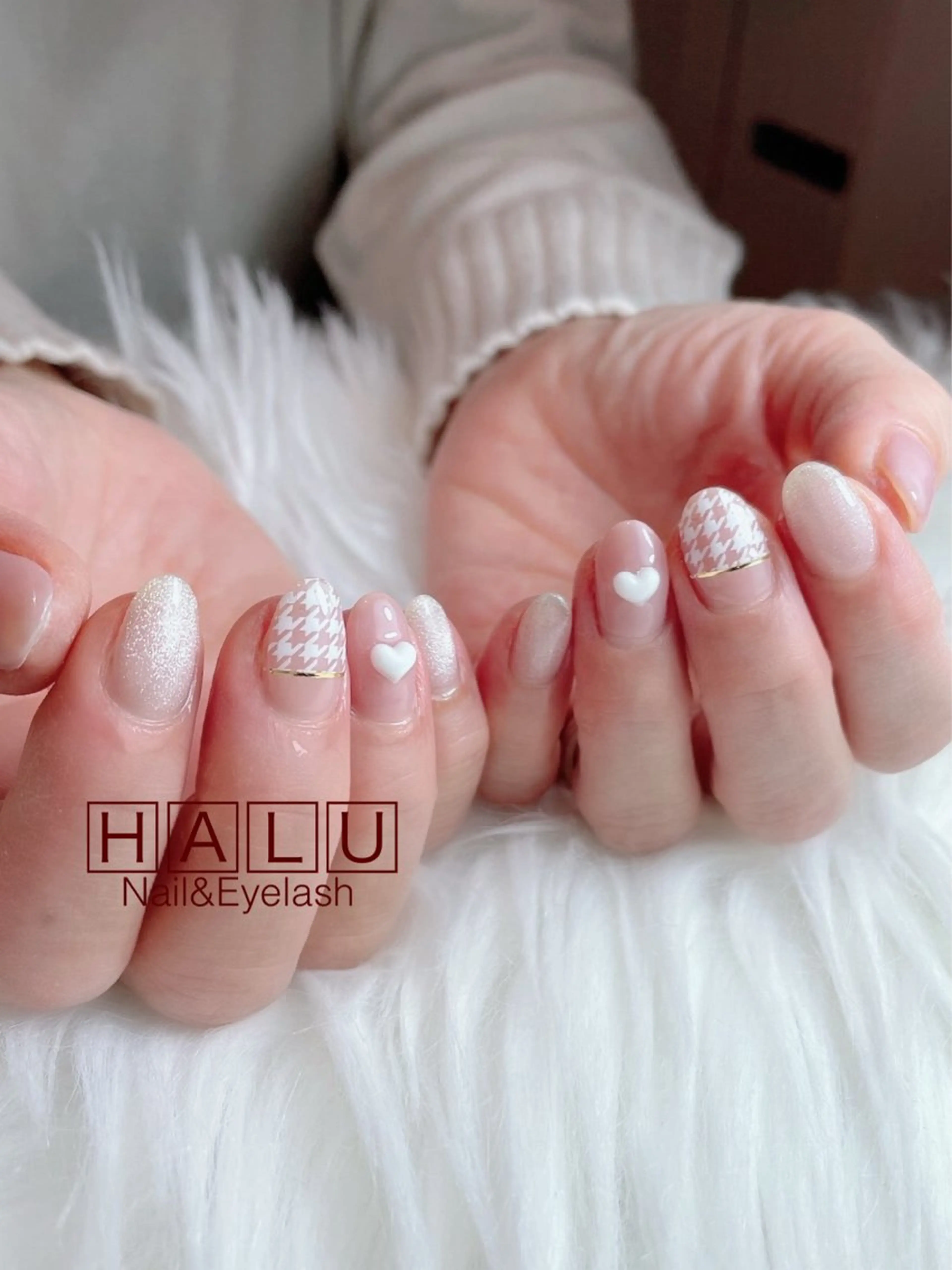 ネイル ハート HALU ハルのネイルデザイン