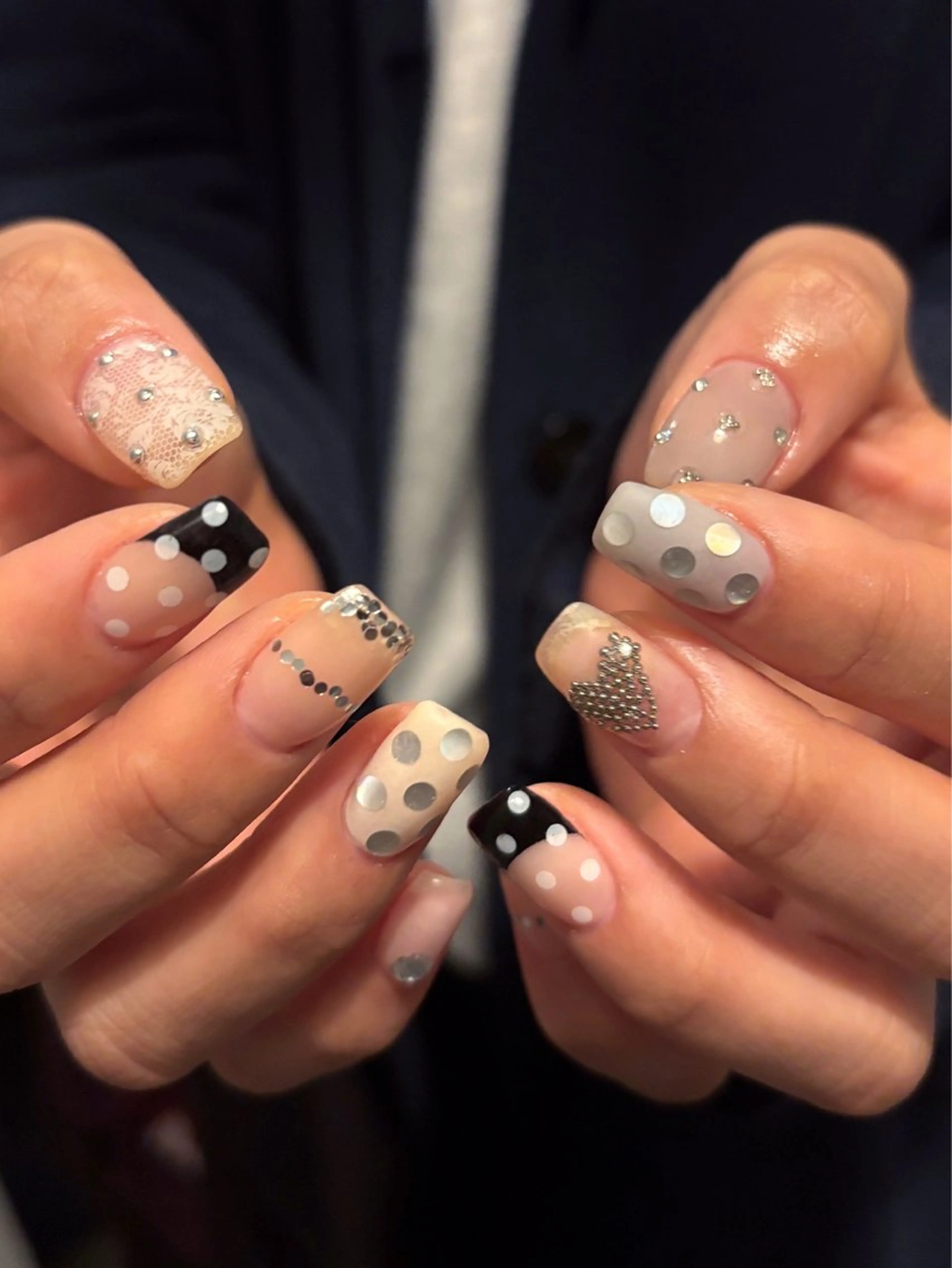 ネイル マットネイル ハンドネイル sister  mohawk所属・chika ／ nailのネイルデザイン