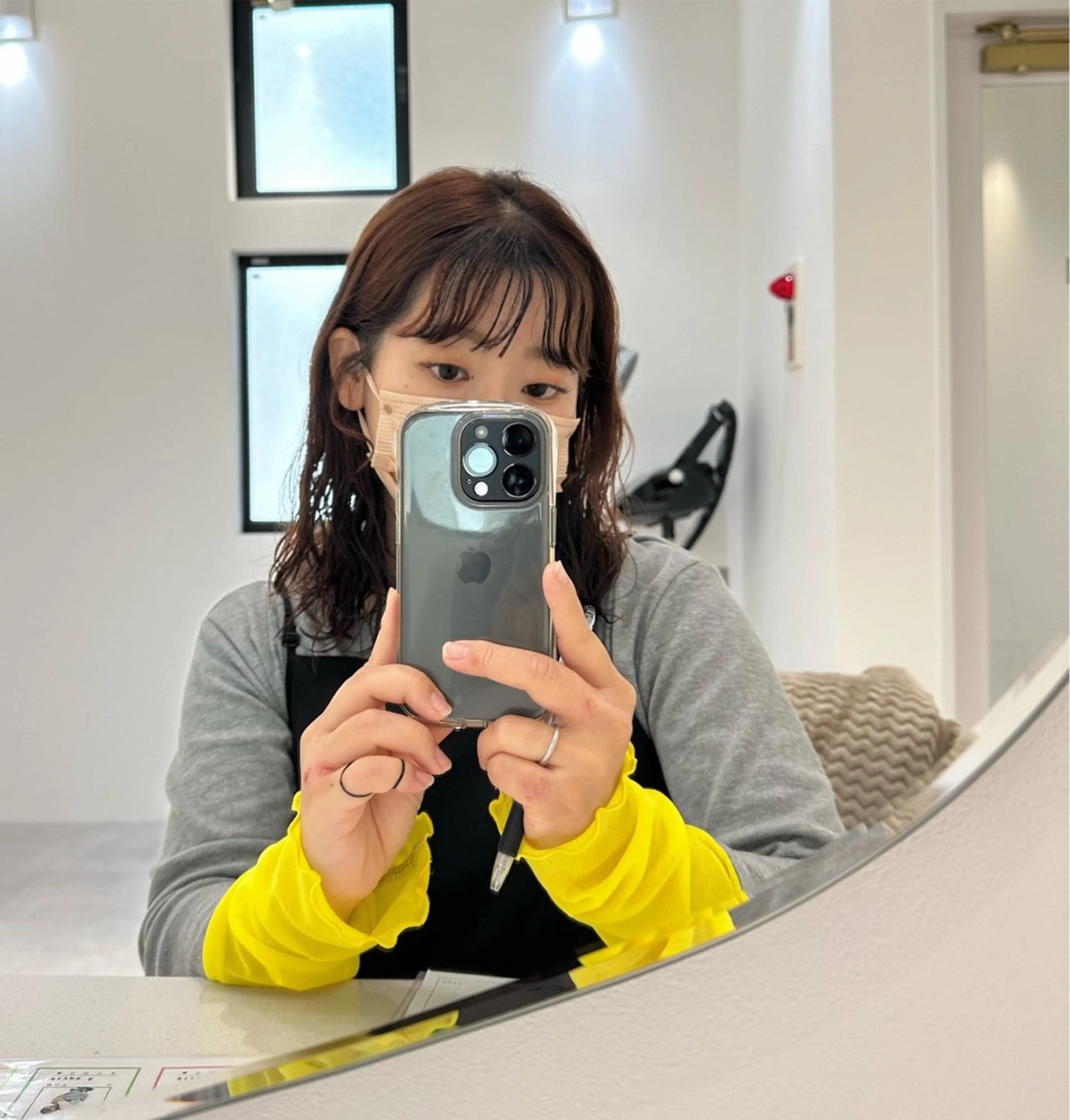 ミディアム カラー パーマ お洒落パーマ/ 艶カラー/michiのヘアスタイル