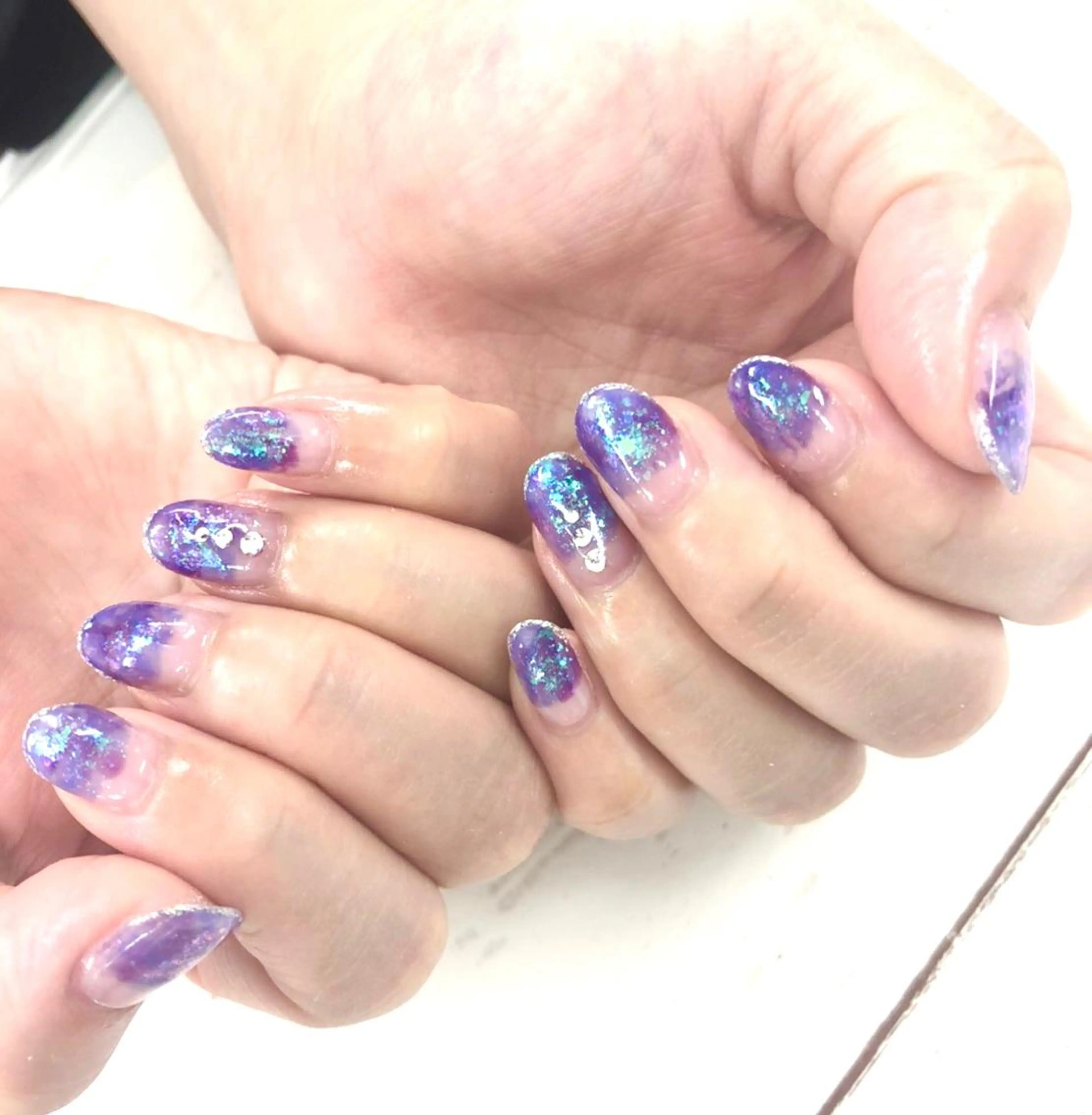 ネイル オーロラネイル Dolce.Nail 柏店のネイルデザイン