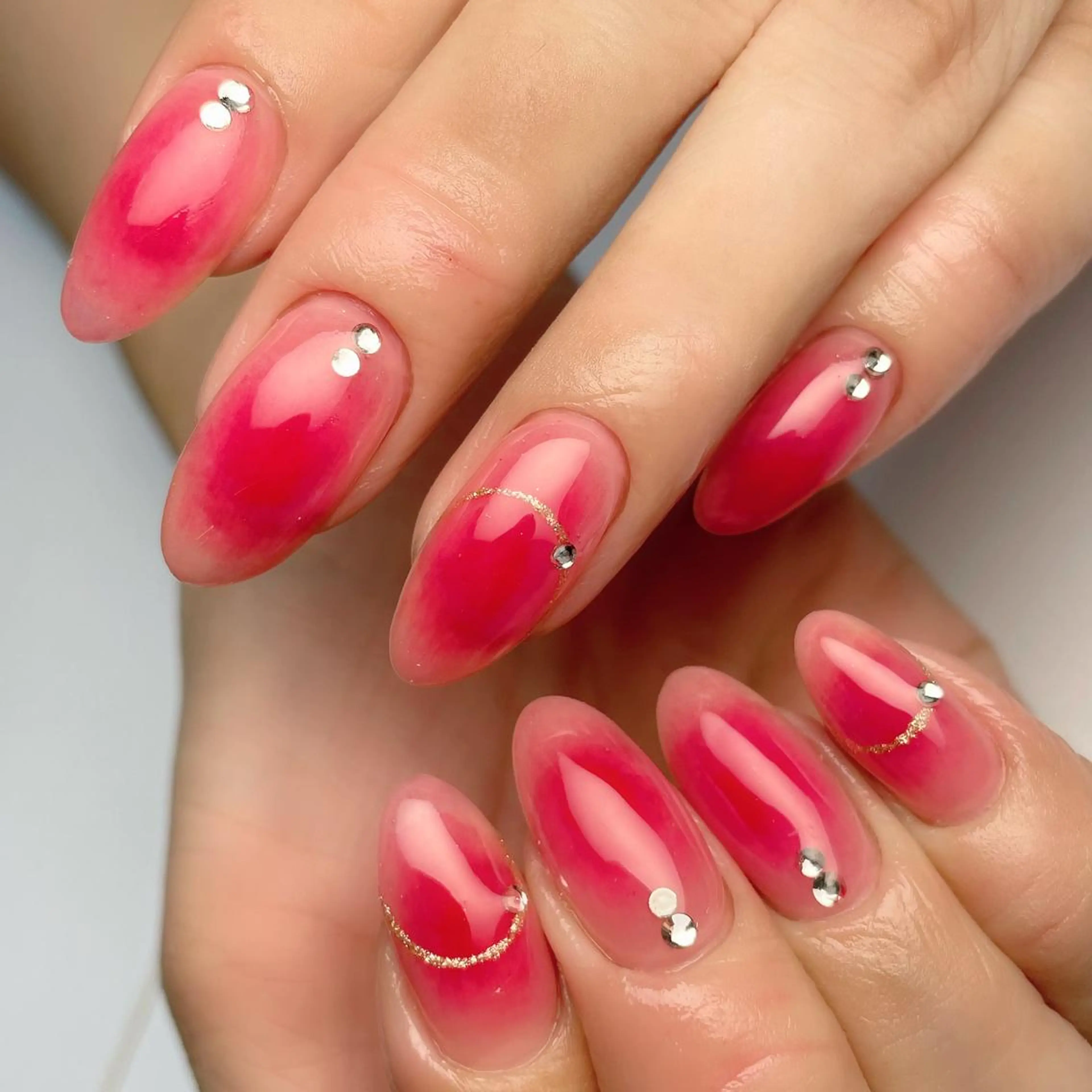 セミロング ネイル 下妻市ﾈｲﾙｻﾛﾝ M_styleのネイルデザイン