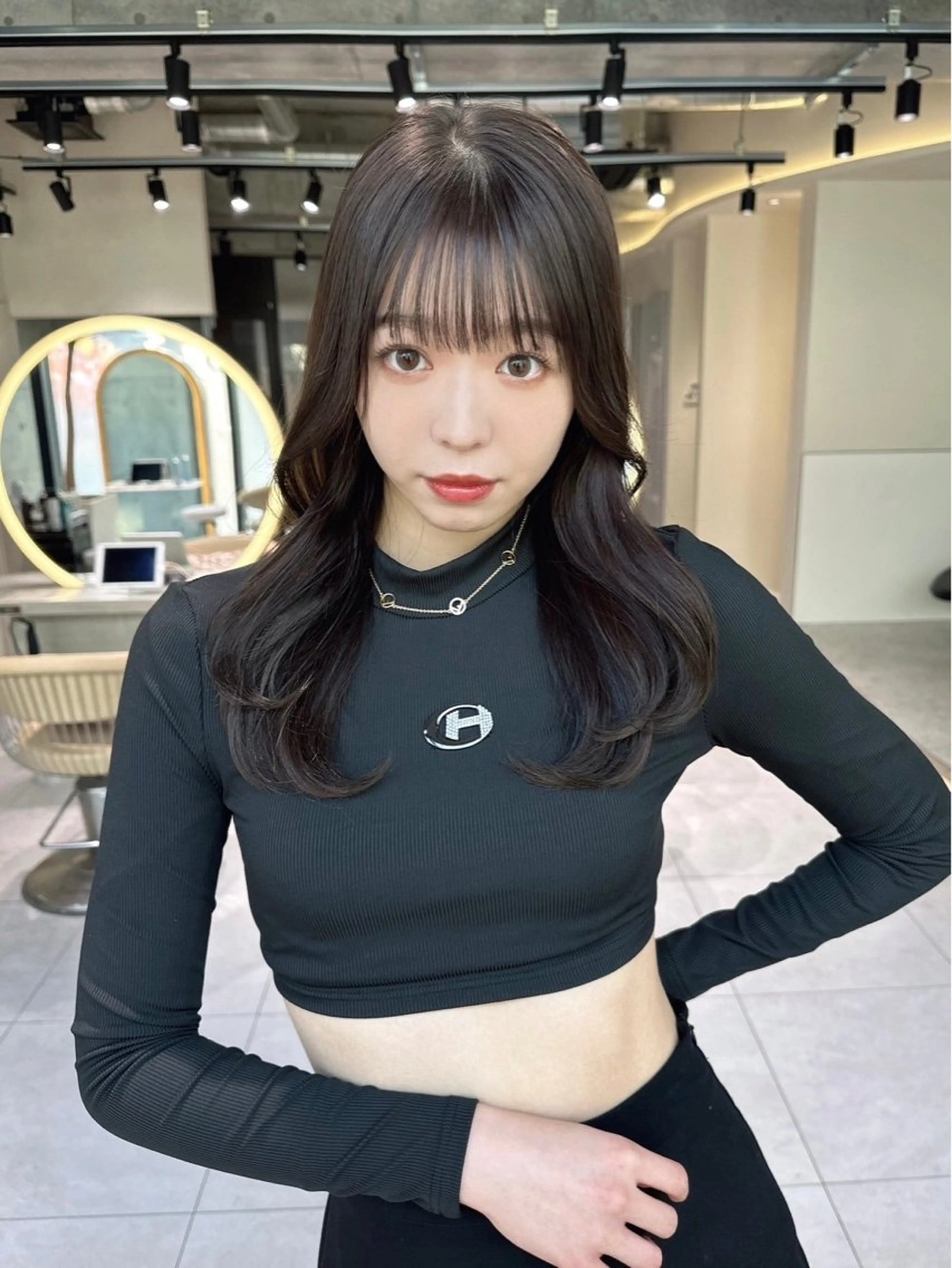 ロング 髪質改善×韓国ヘアサロン Role 博多【ロール】所属・yui🎀ブリーチ なしWカラー／博多のヘアスタイル