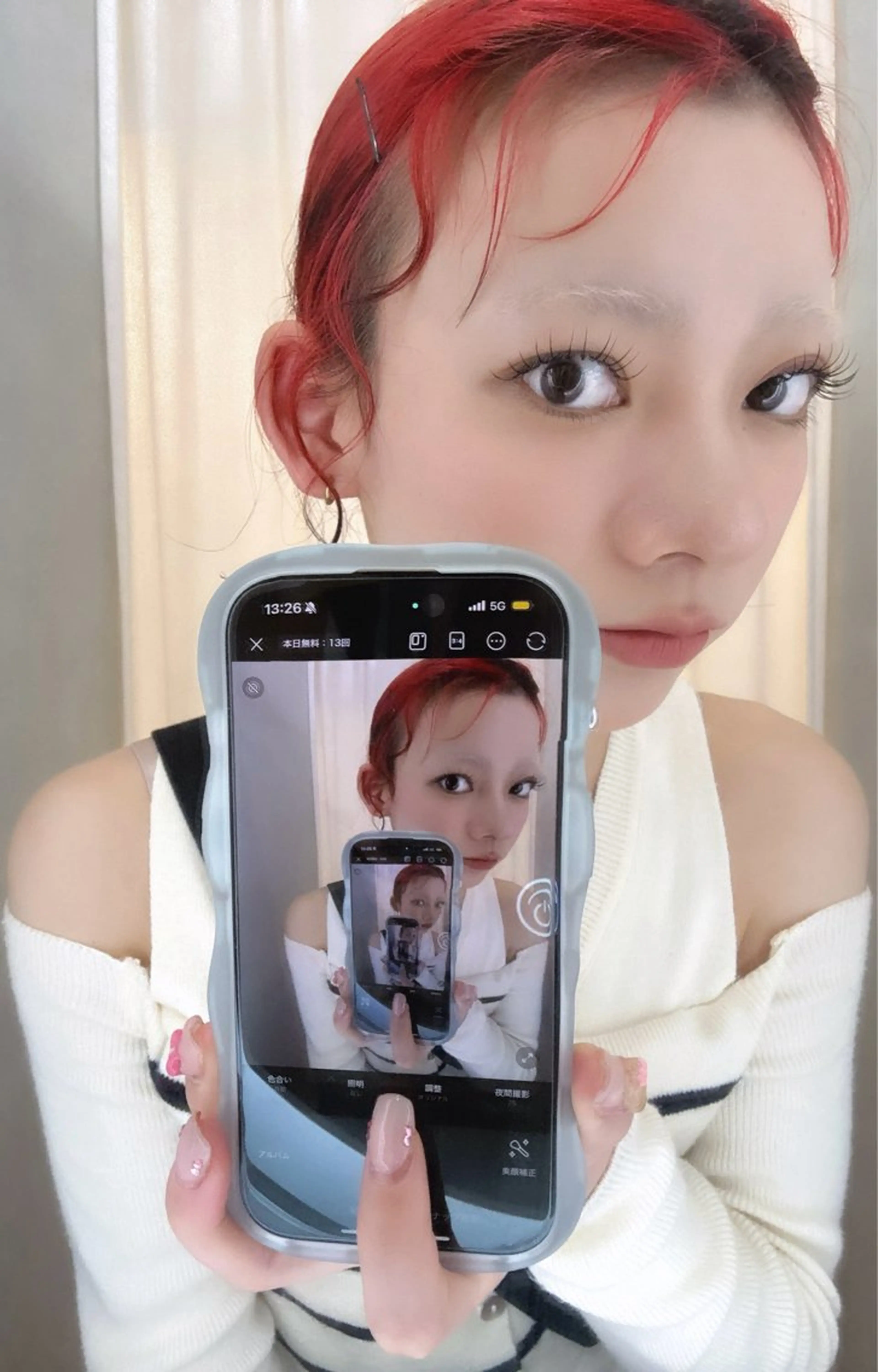 マツエク・マツパ フラットラッシュ CreBiA🍒 natsukiのマツエク・マツパデザイン